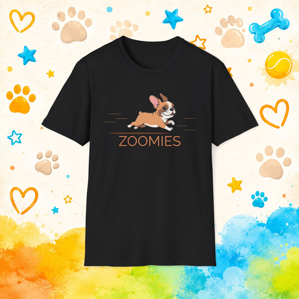 French Bulldog Zoomies T-Shirt — Cute Running Dog Tee