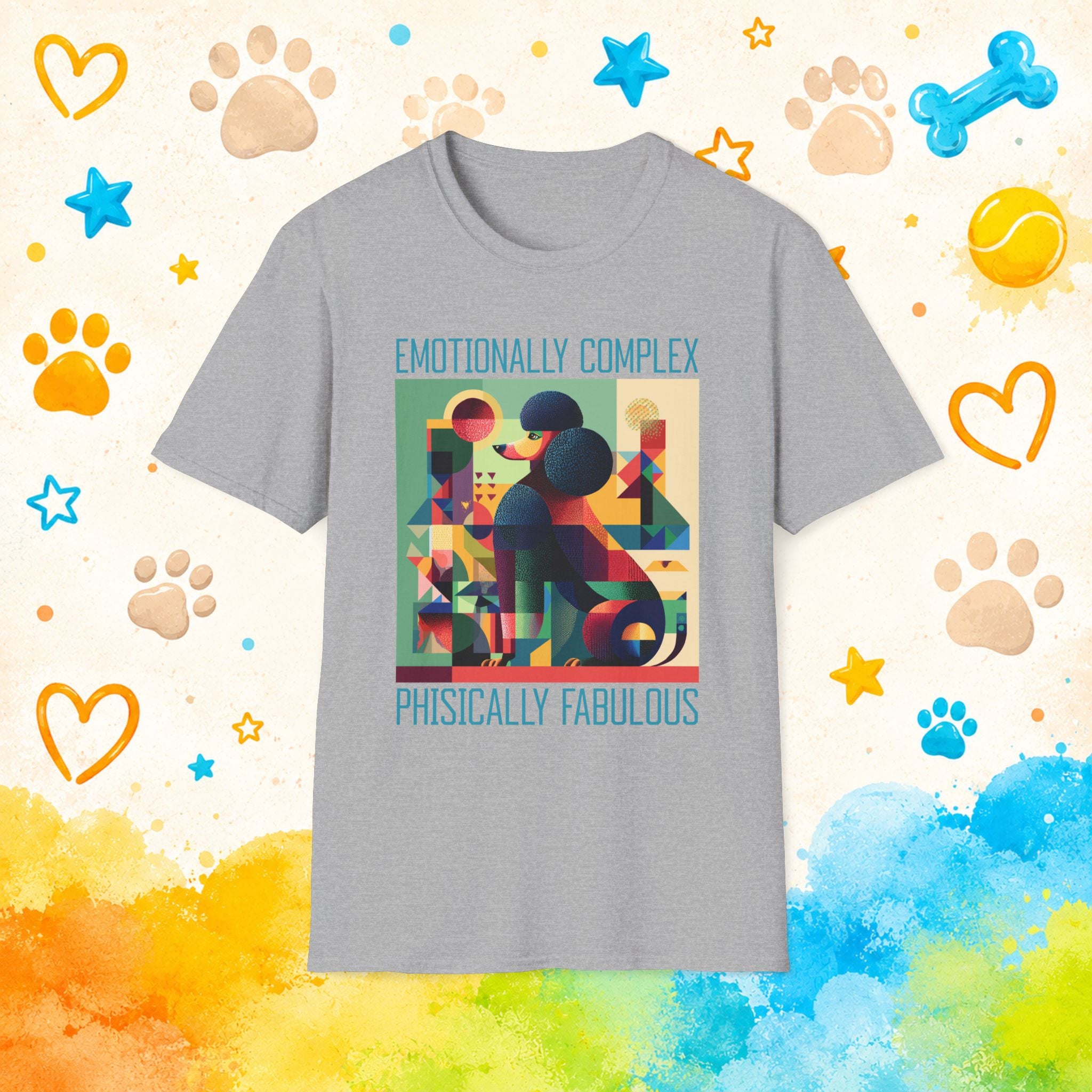 Poodle Emotionally Complex T-Shirt