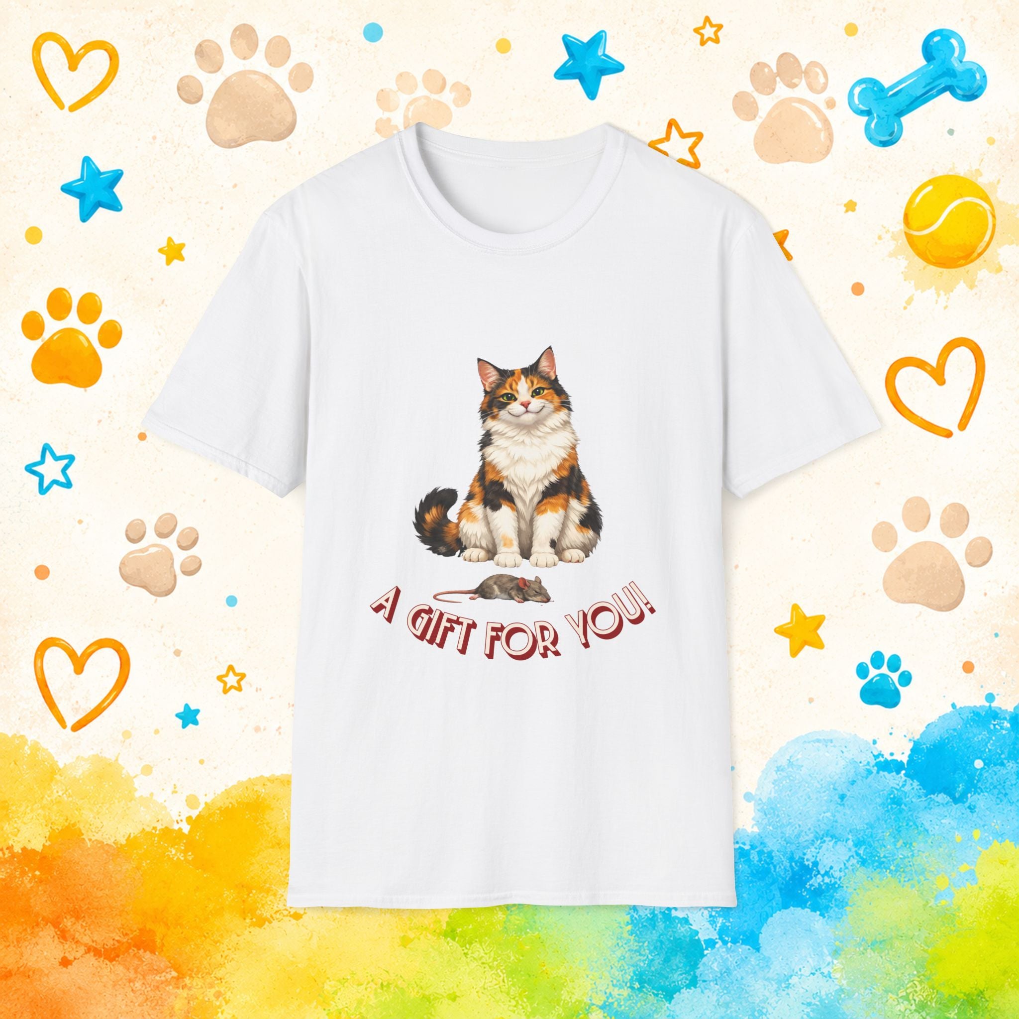 Cat 'A Gift For You' T-Shirt