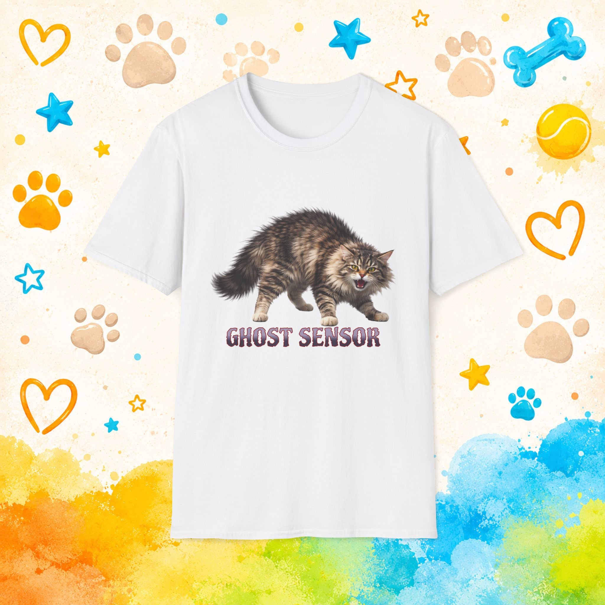 Cat Ghost Sensor T-Shirt