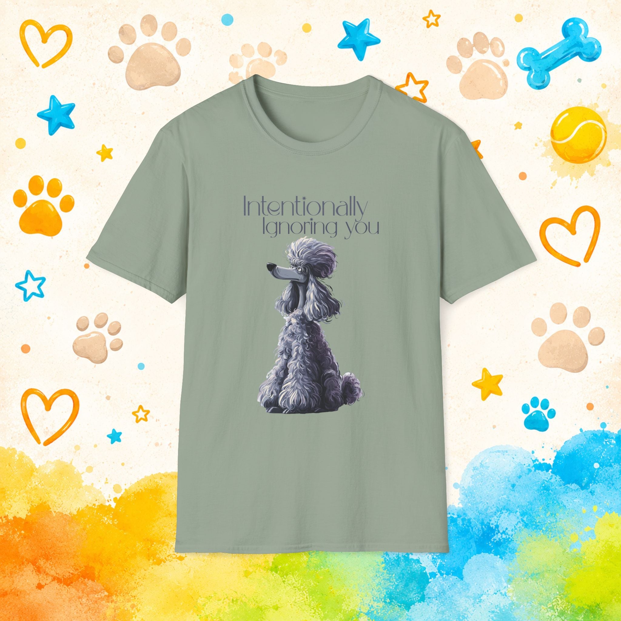 Poodle 'Intentionally Ignoring You' T-Shirt