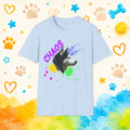Chaos Funny Siberian Husky T-Shirt – Color Splash Husky Dog Humor Tee