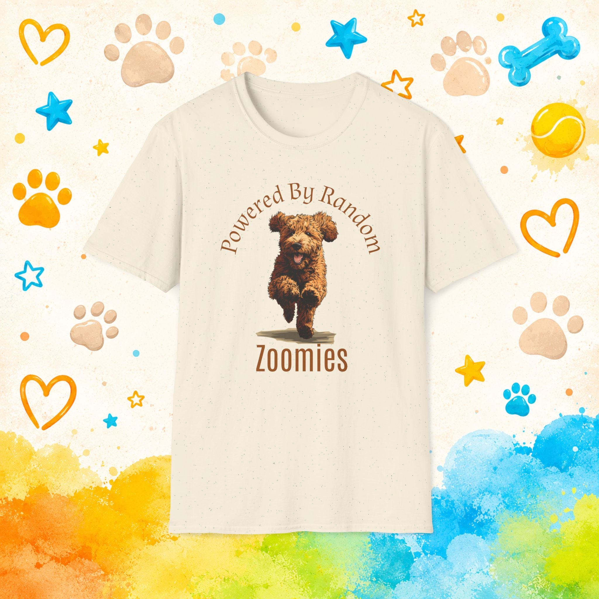 Goldendoodle Powered By Random Zoomies T-Shirt