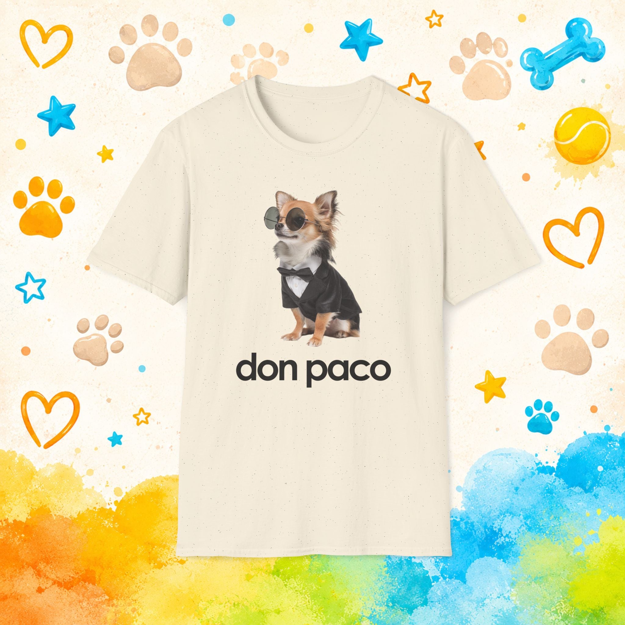 Don Paco Funny Chihuahua T-Shirt – Cool Chihuahua Boss Dog Tee