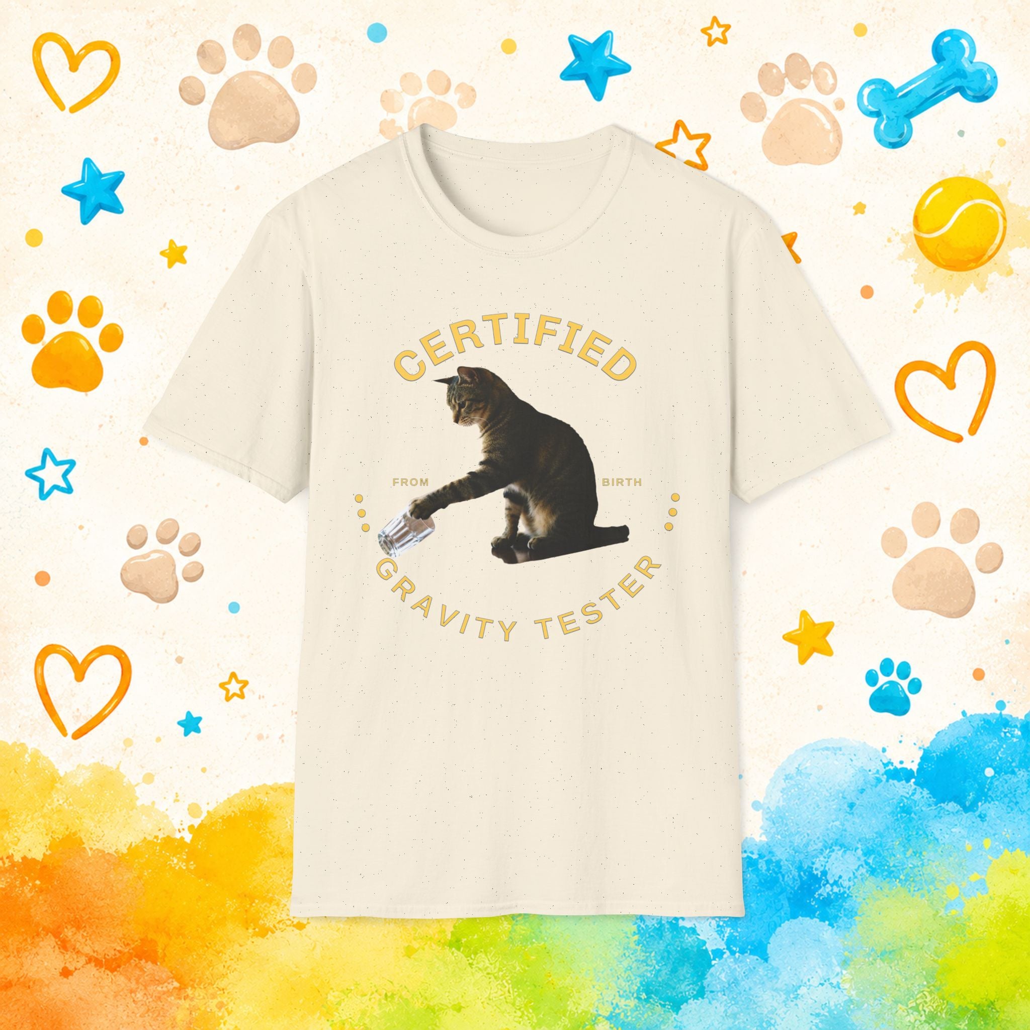 Cat Certified Gravity Tester T-Shirt