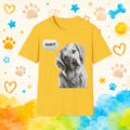 Golden Retriever "huh?" Thought Bubble T-Shirt