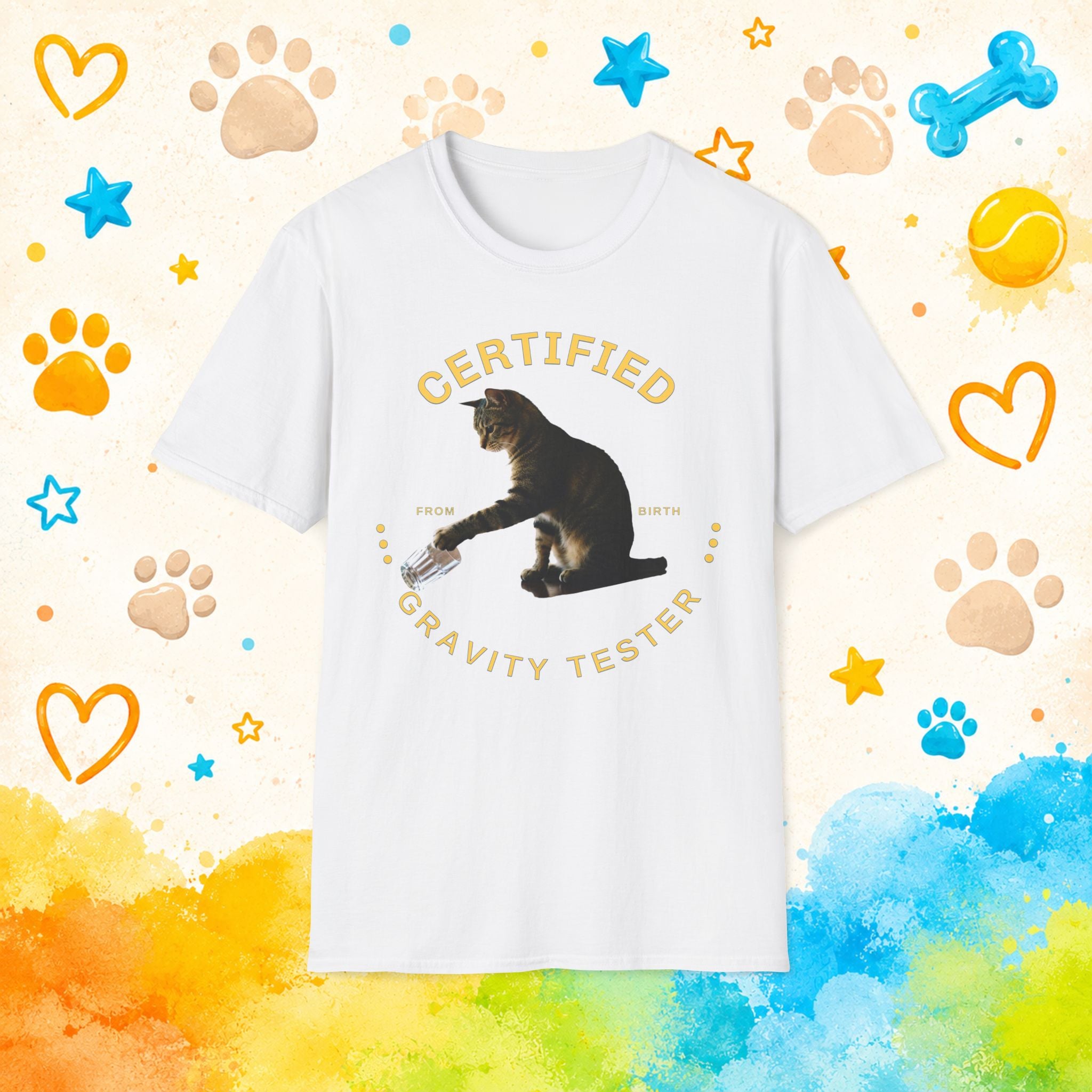 Cat Certified Gravity Tester T-Shirt