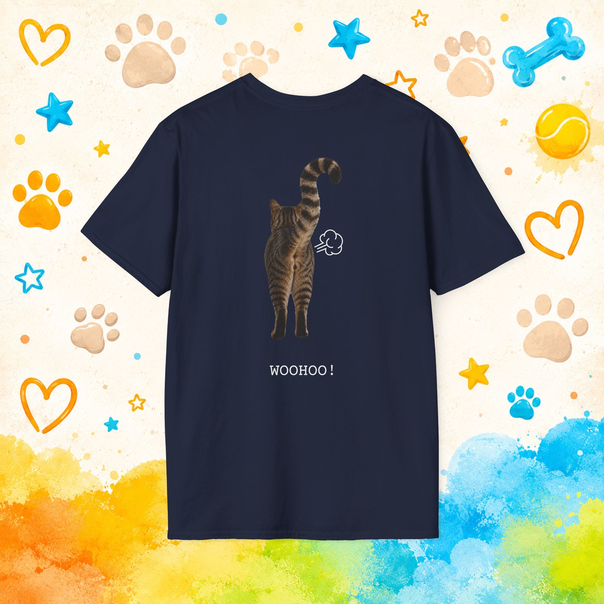 Cat Conga Line Funny T-shirt