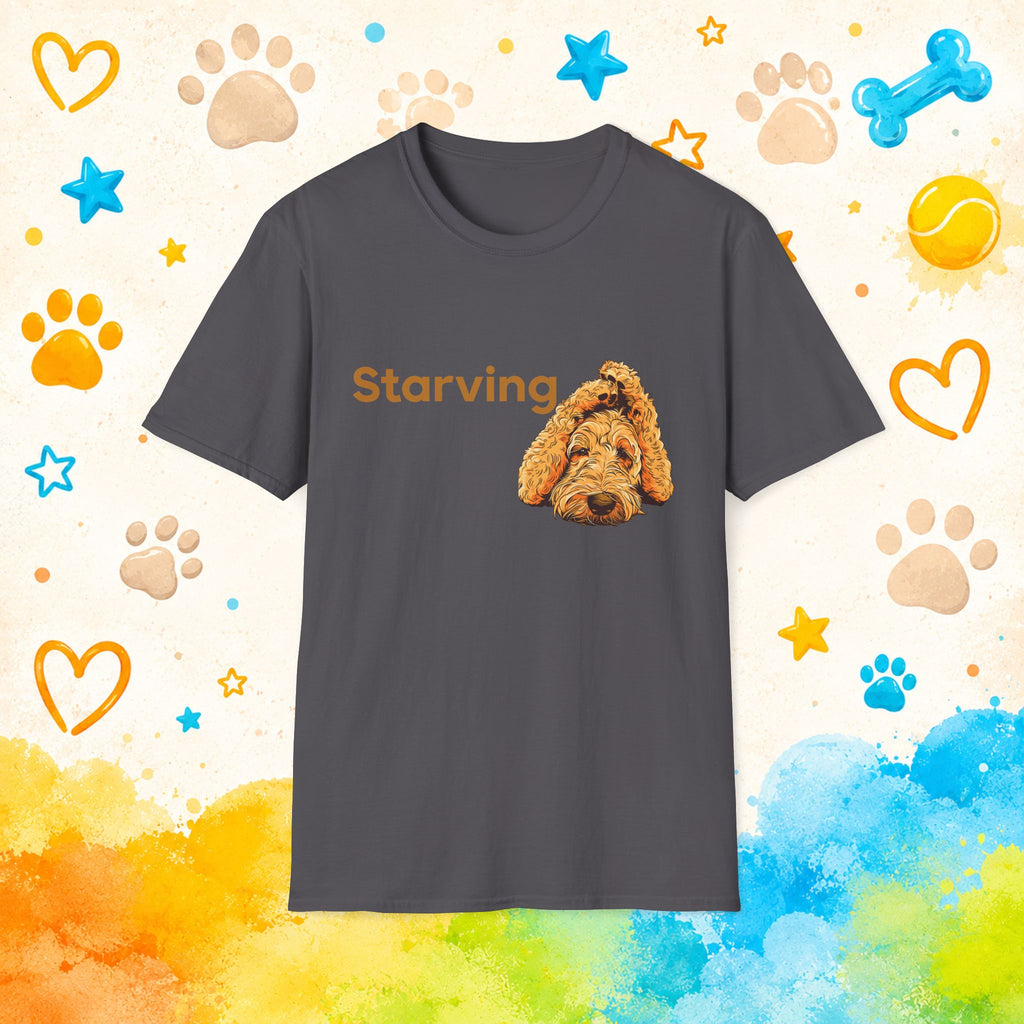 Goldendoodle Starving Funny T-Shirt