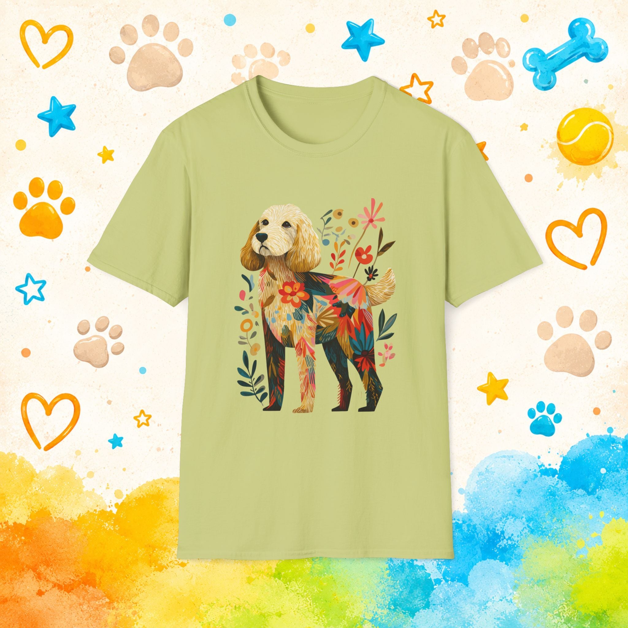 Goldendoodle Florafolk  T-Shirt