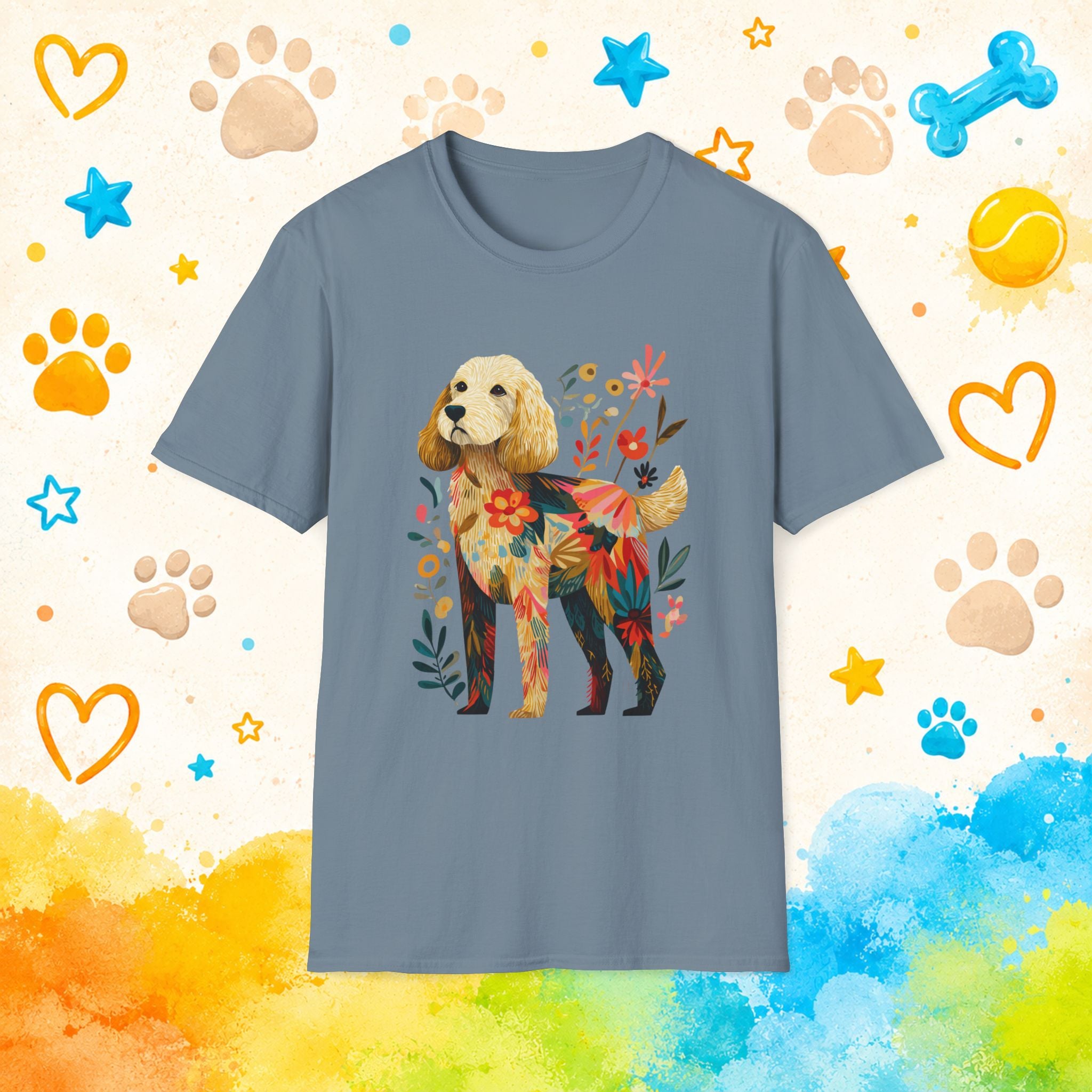 Goldendoodle Florafolk  T-Shirt