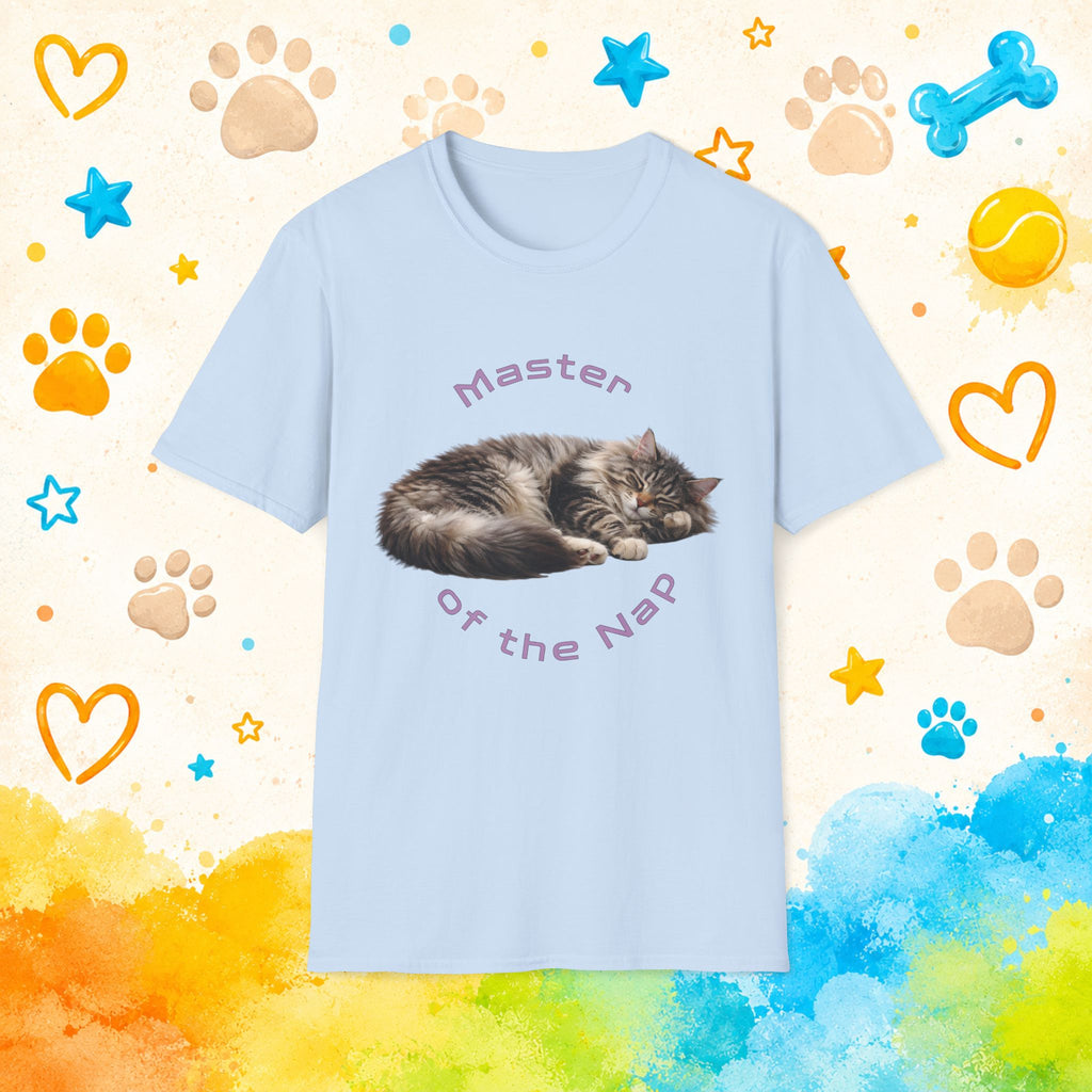 Cat "Master of the Nap" T-shirt