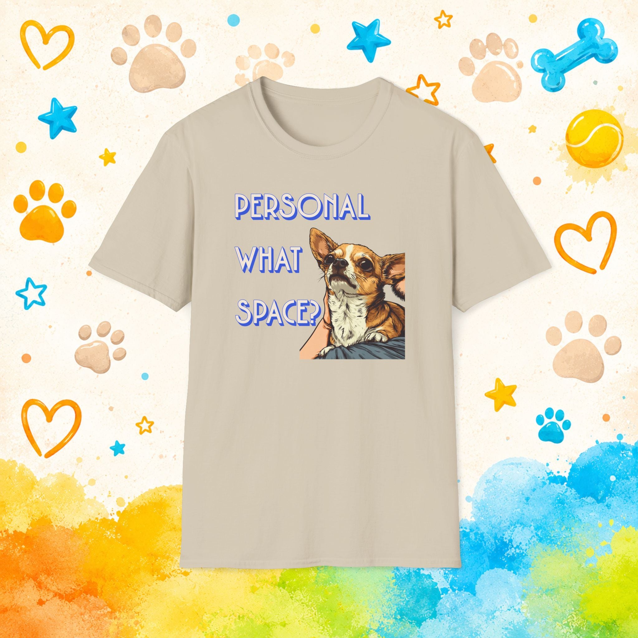 Chihuahua Personal What Space? Funny T-Shirt