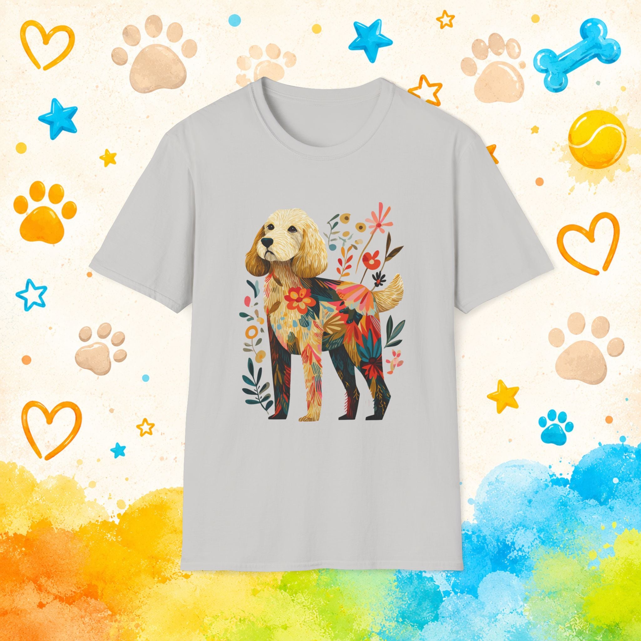 Goldendoodle Florafolk  T-Shirt