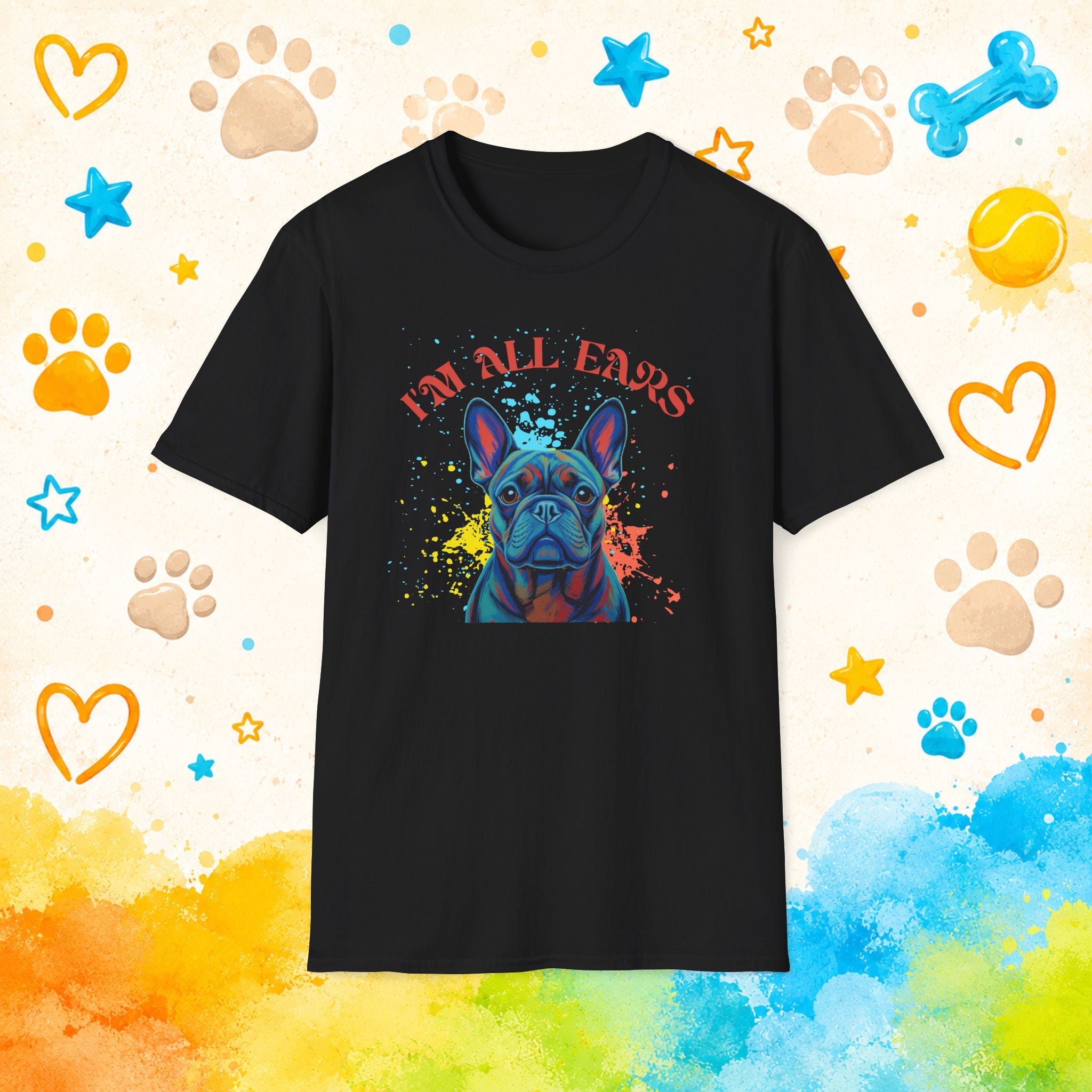 French Bulldog All Ears T-Shirt