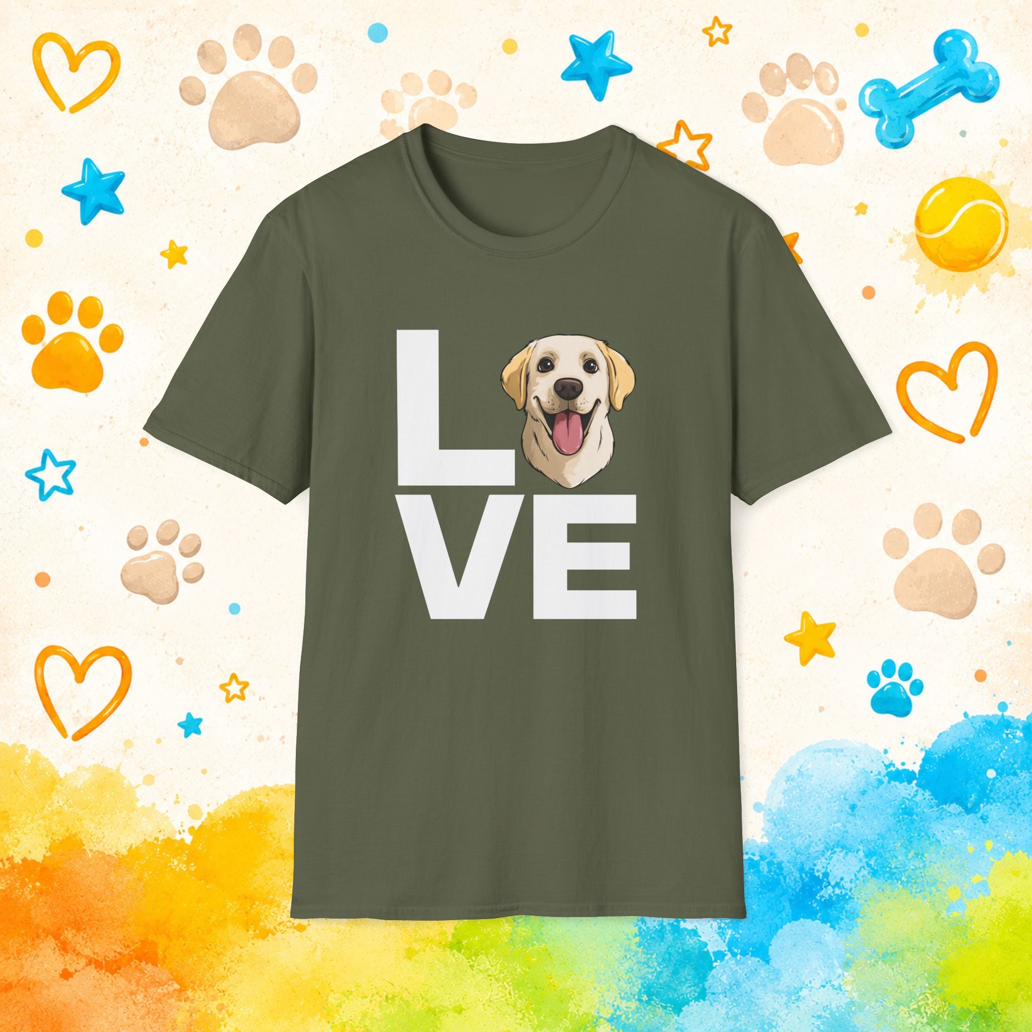 Labrador LOVE Graphic Tee