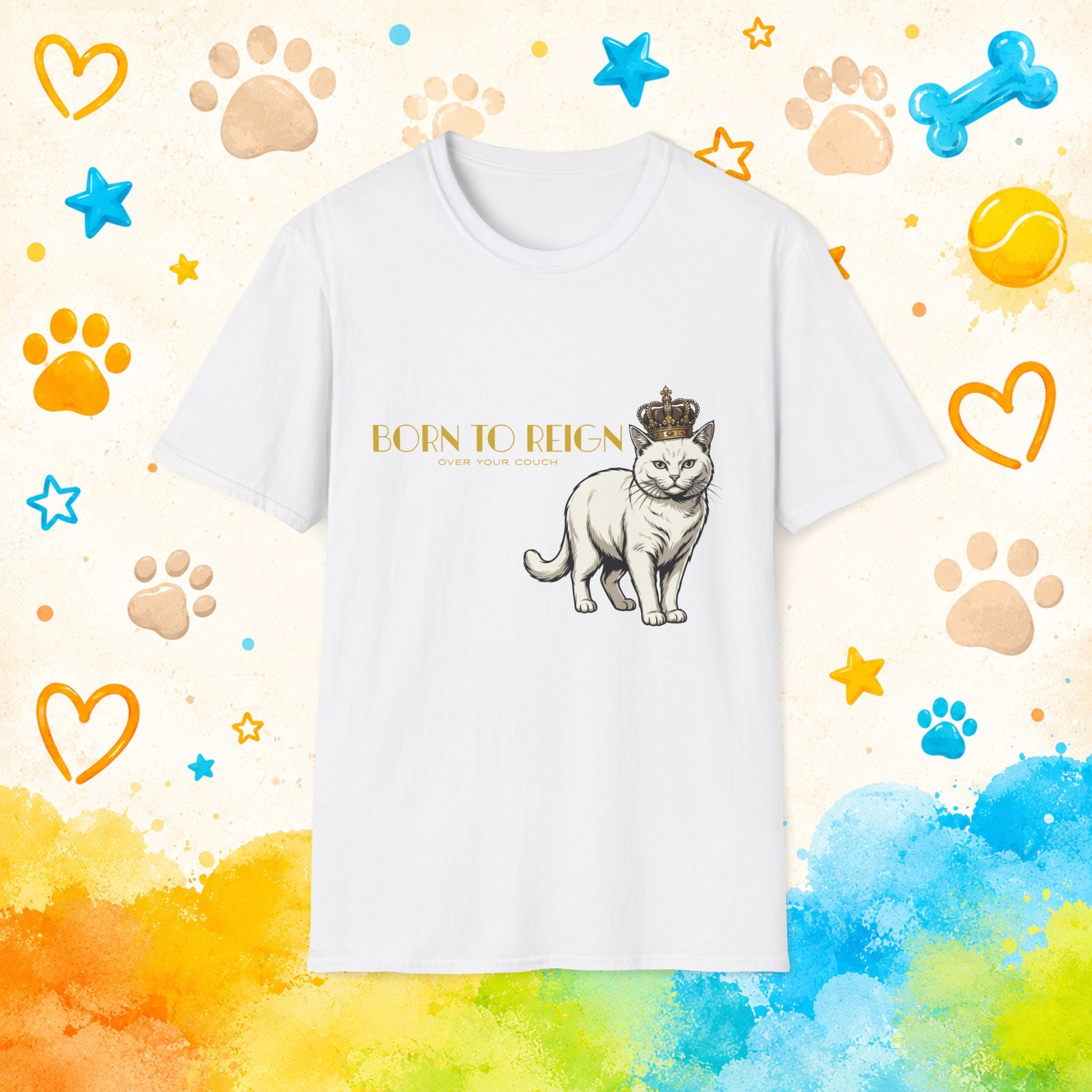 Cat Born to ReignT-Shirt