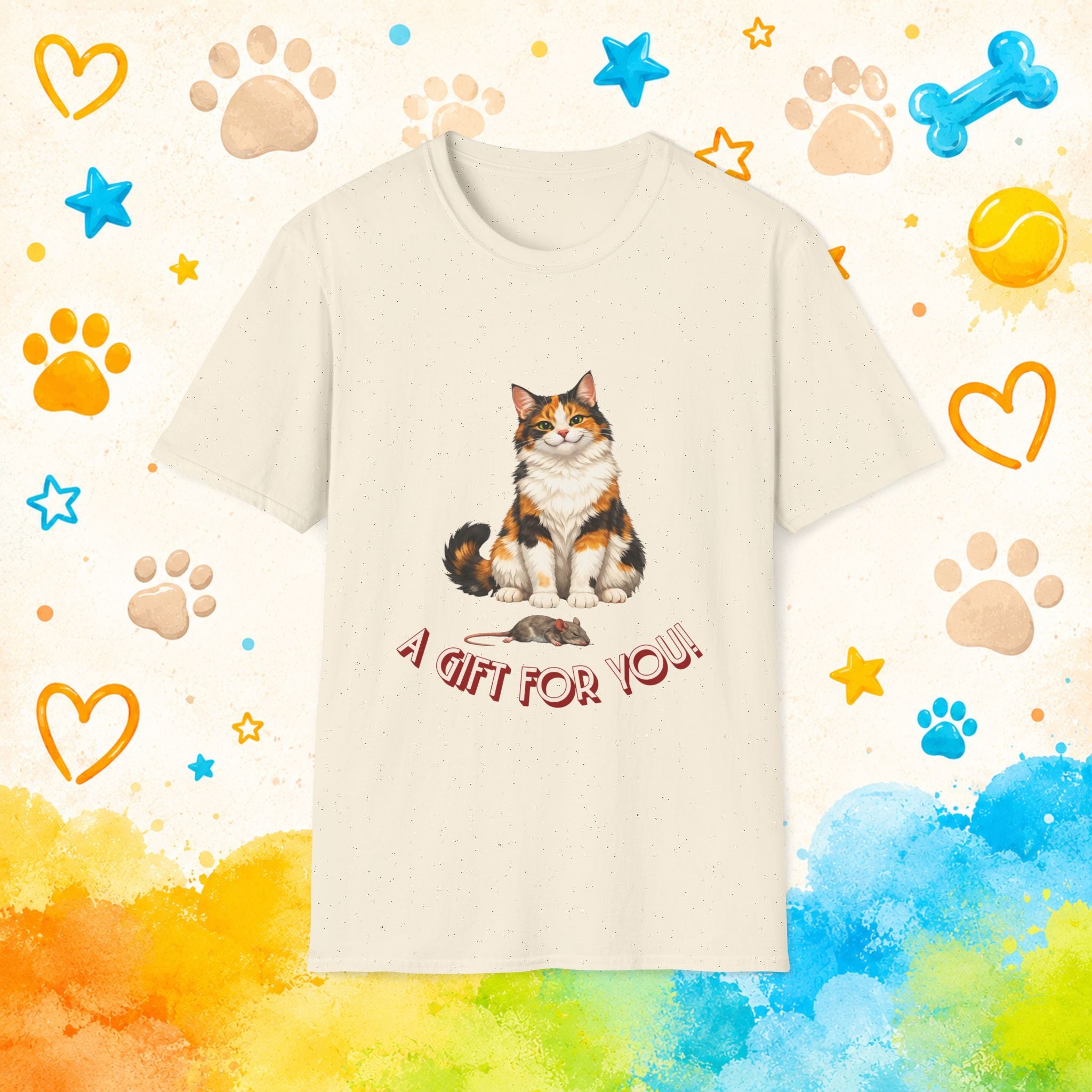 Cat 'A Gift For You' T-Shirt