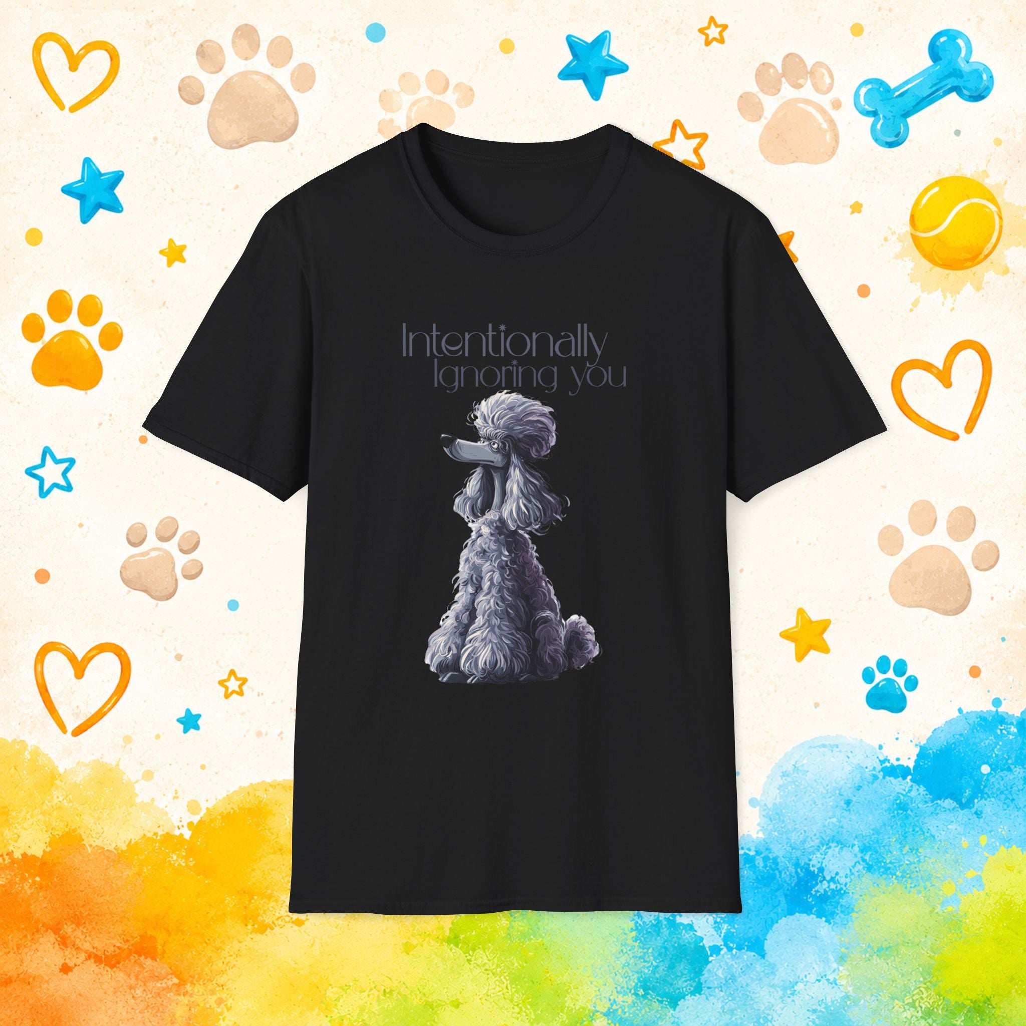 Poodle 'Intentionally Ignoring You' T-Shirt