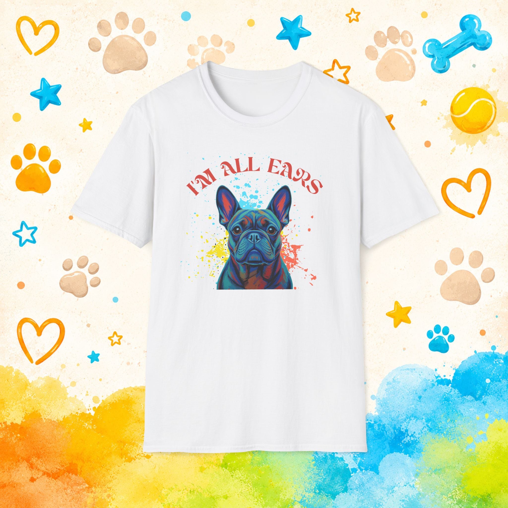French Bulldog All Ears T-Shirt