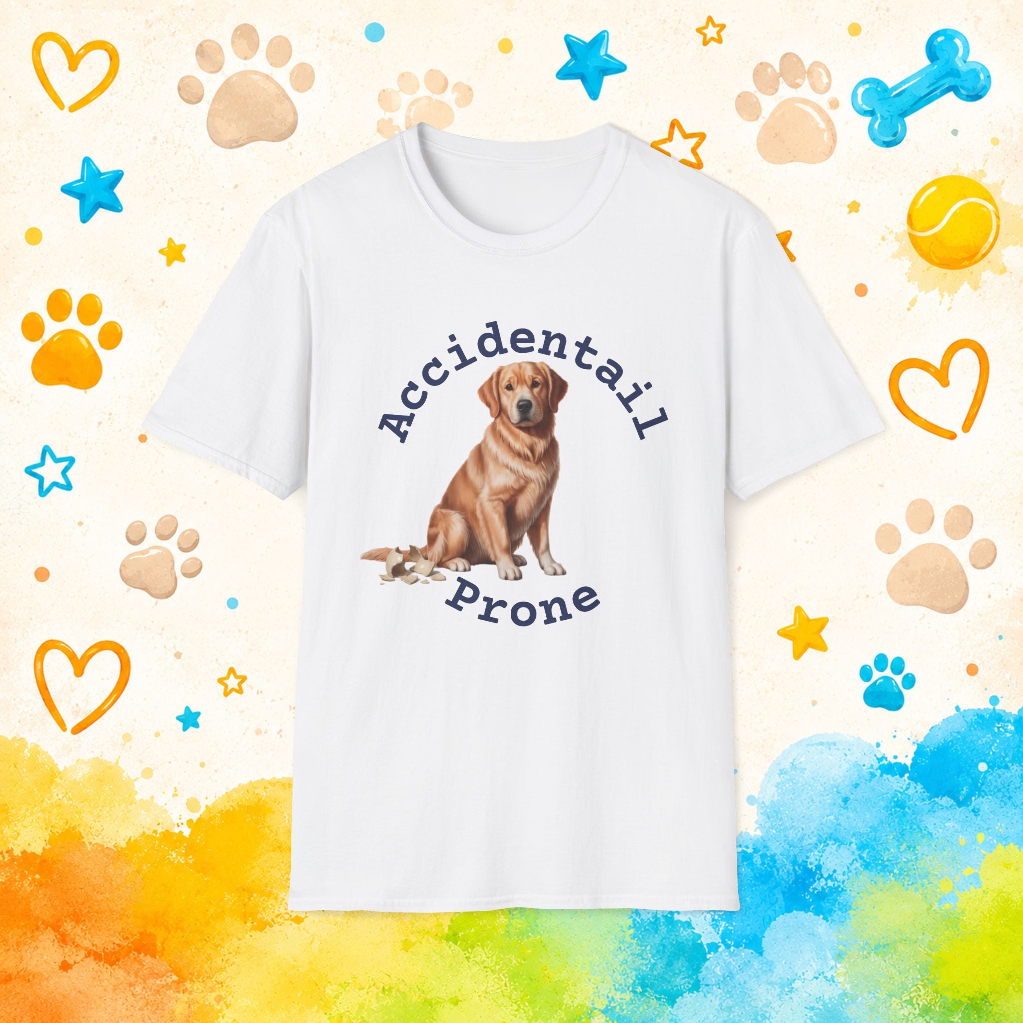 Golden Retriever Accidentail Prone T-Shirt