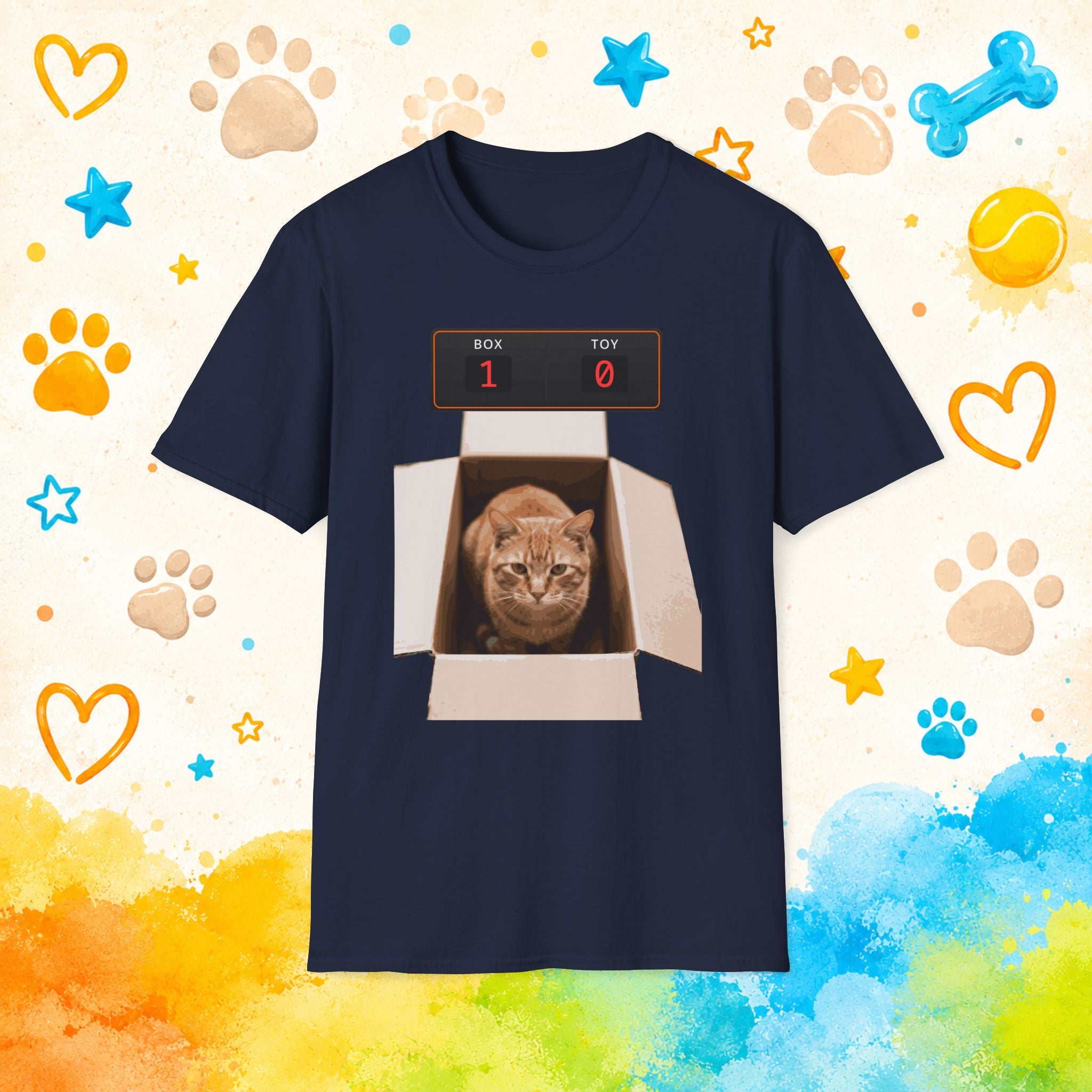 Cat in a Box T-Shirt