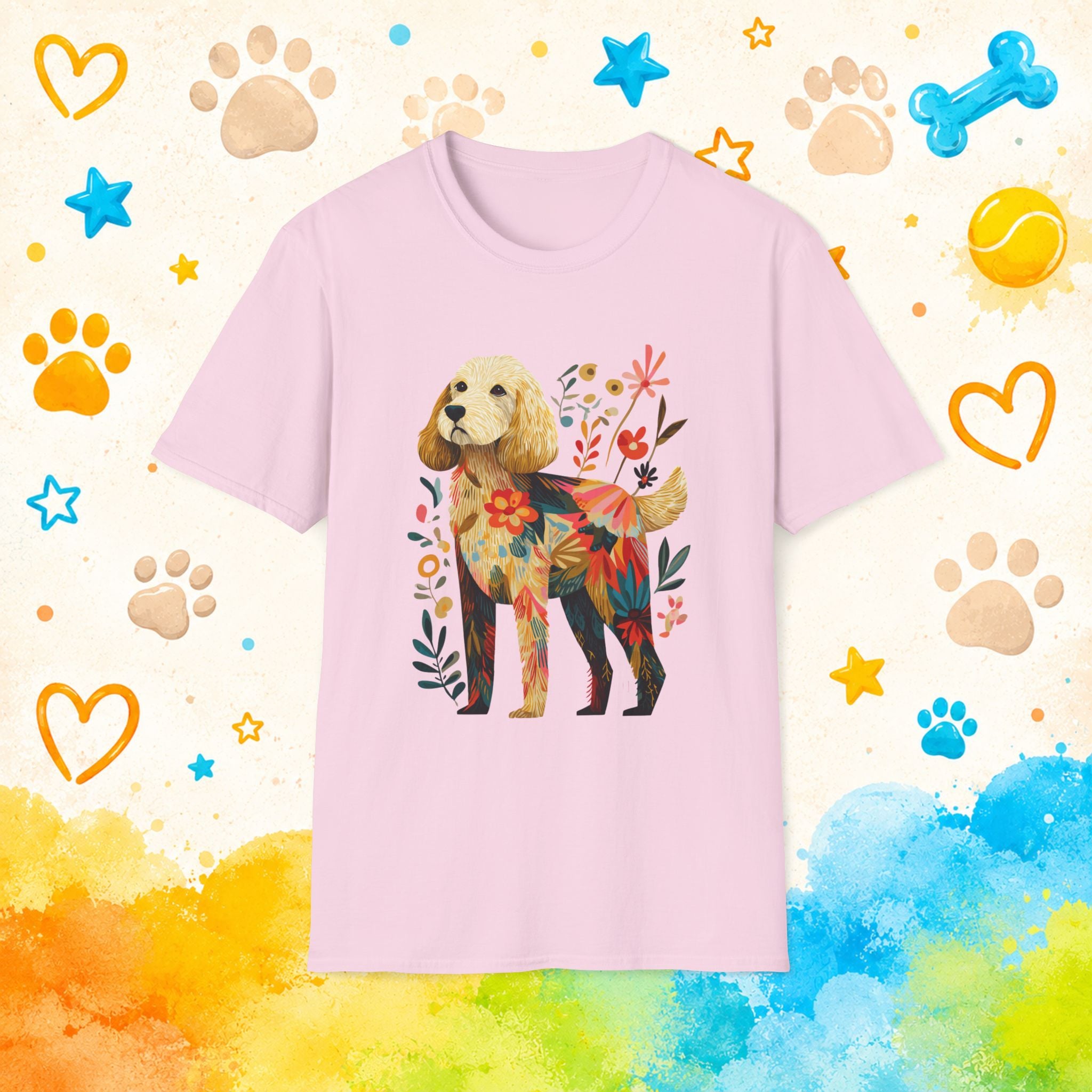 Goldendoodle Florafolk  T-Shirt