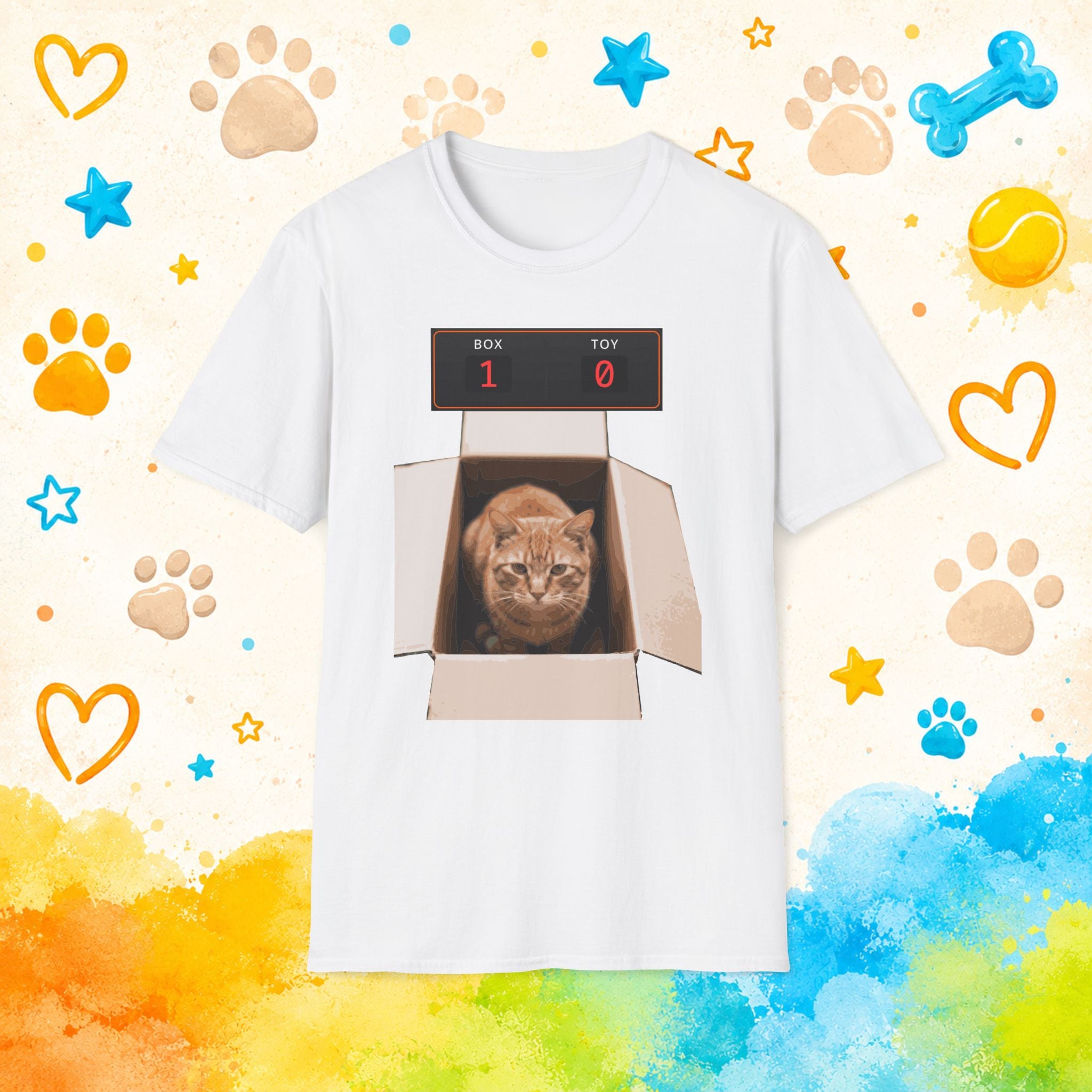 Cat in a Box T-Shirt
