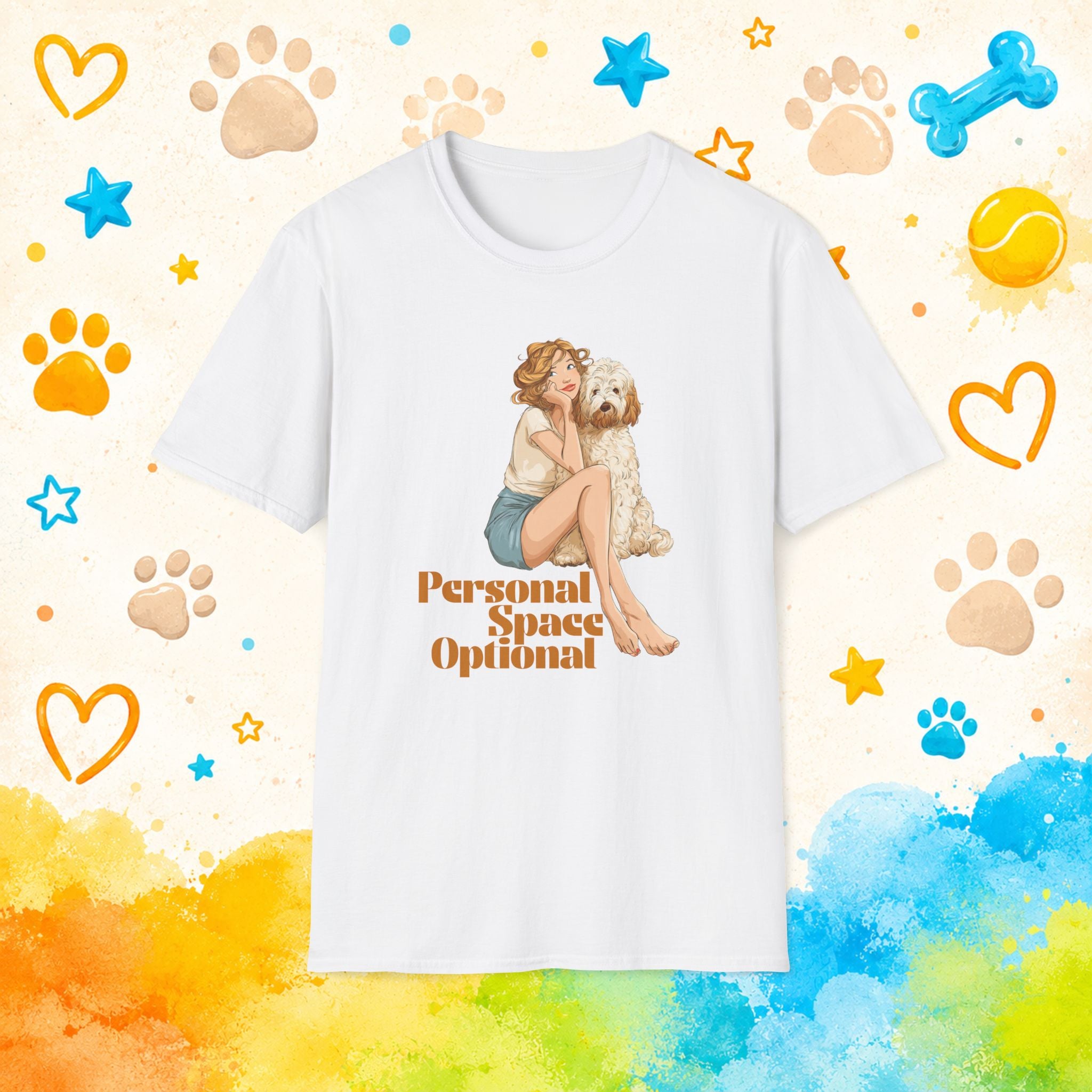 Goldendoodle Personal Space Optional T-Shirt