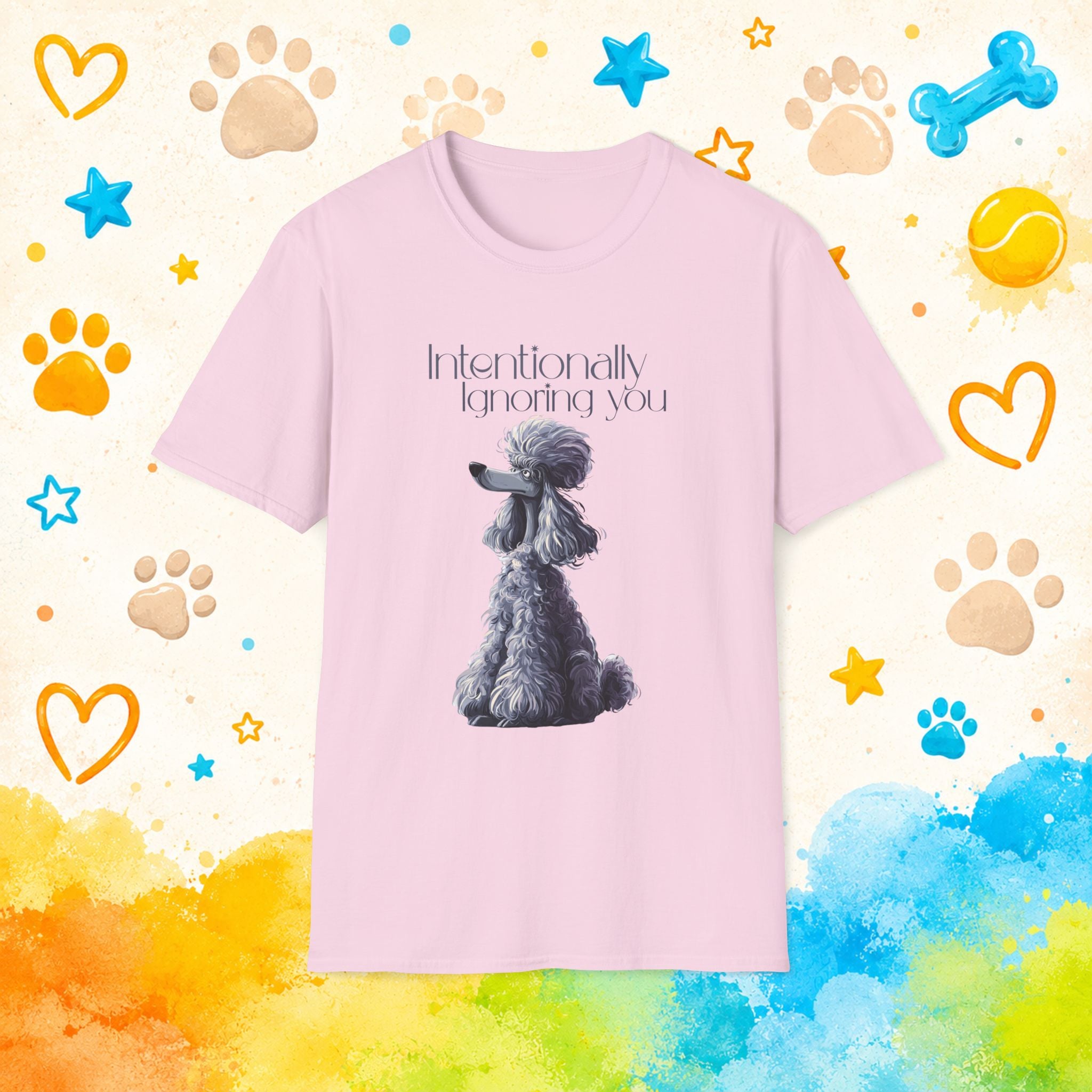 Poodle 'Intentionally Ignoring You' T-Shirt