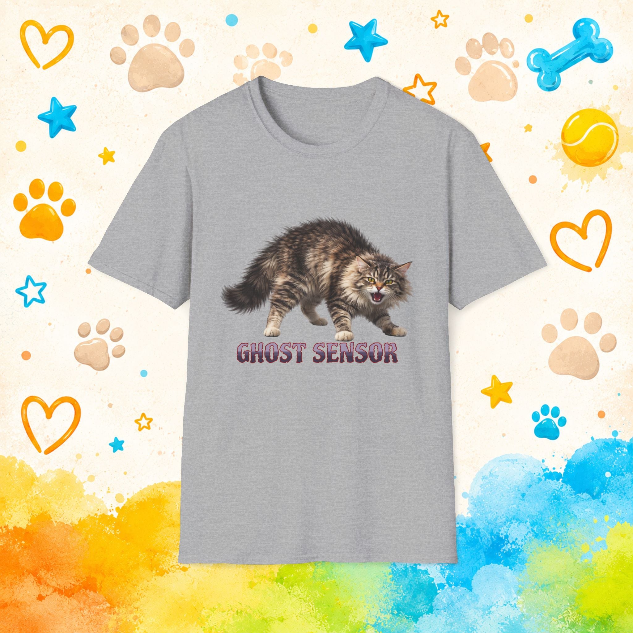 Cat Ghost Sensor T-Shirt