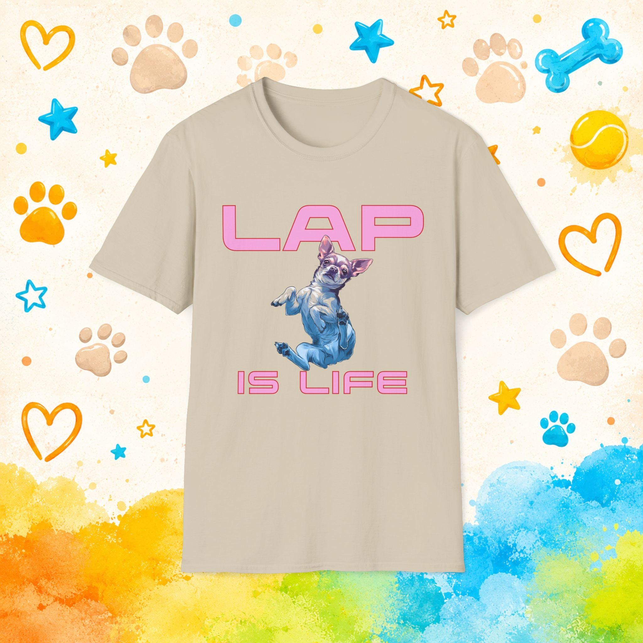 Chihuahua Lap Is Life Funny T-Shirt
