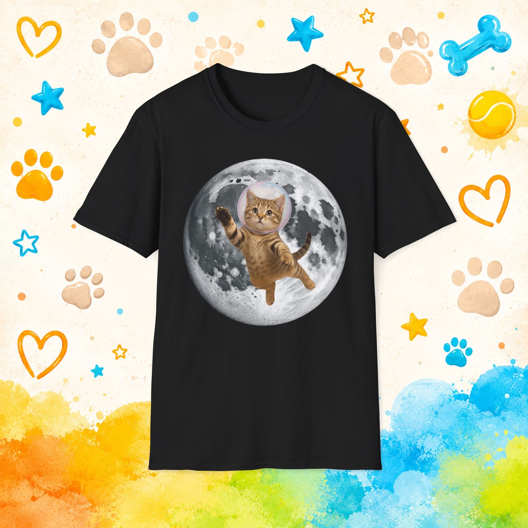 Cat Astronaut Kitty T‑Shirt