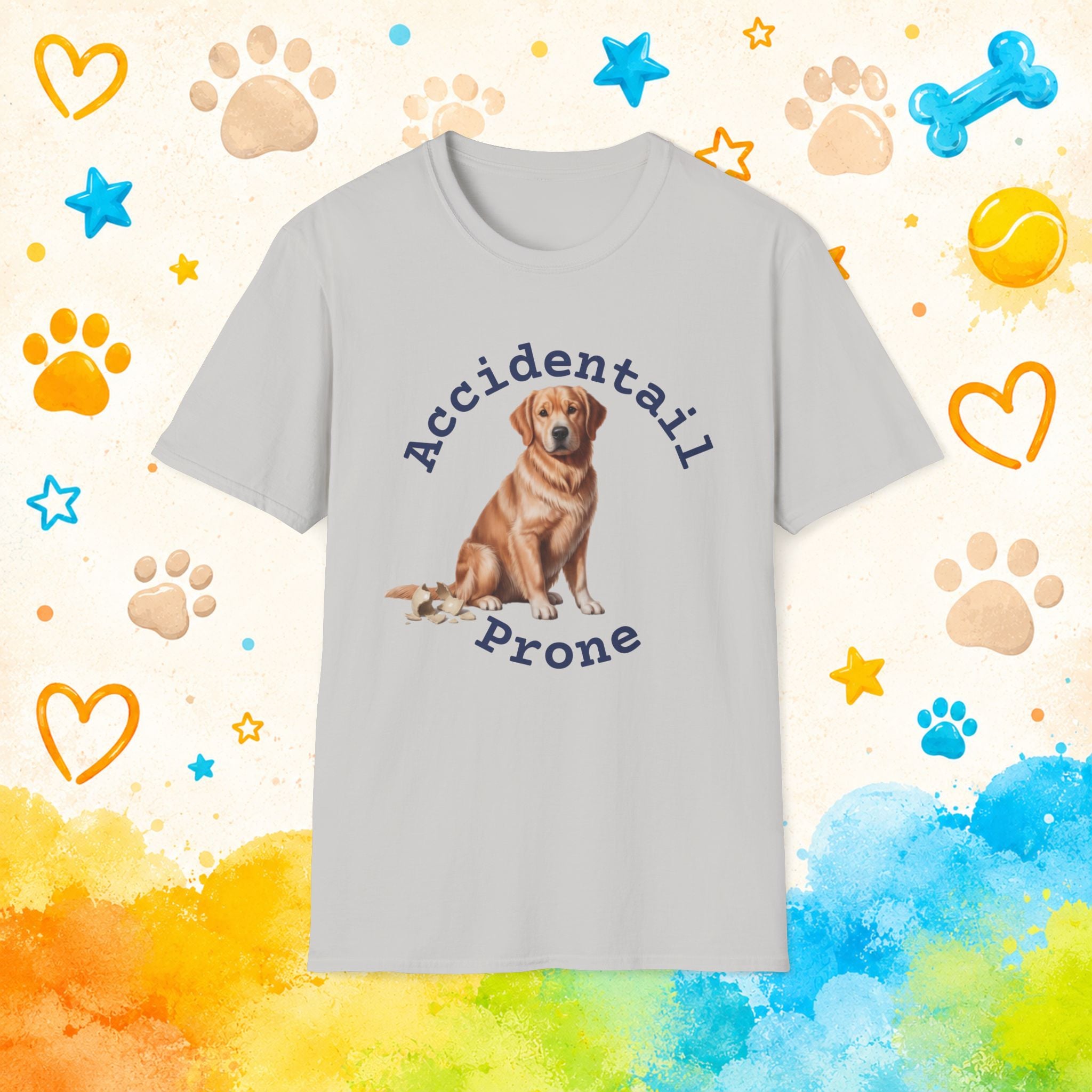 Golden Retriever Accidentail Prone T-Shirt