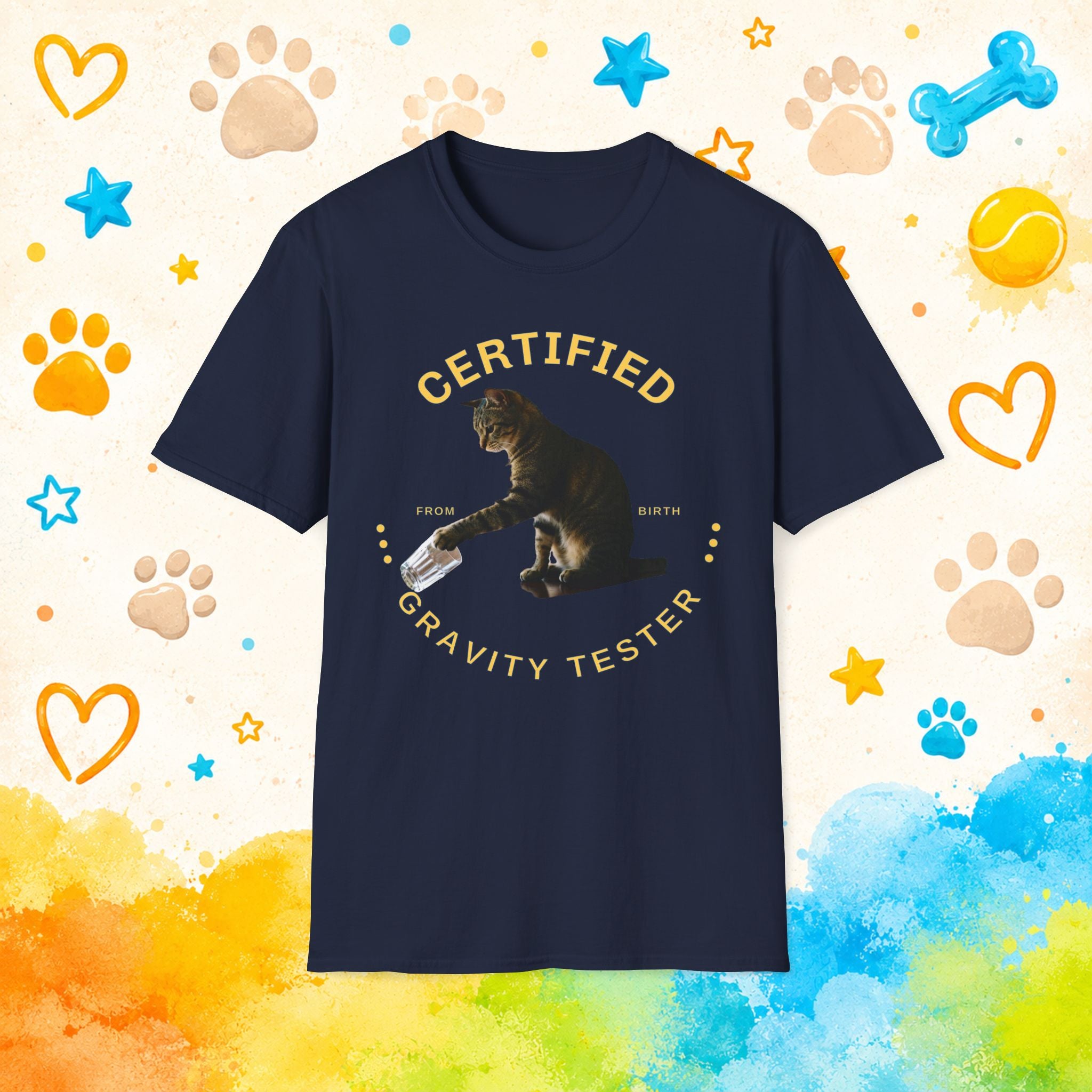 Cat Certified Gravity Tester T-Shirt