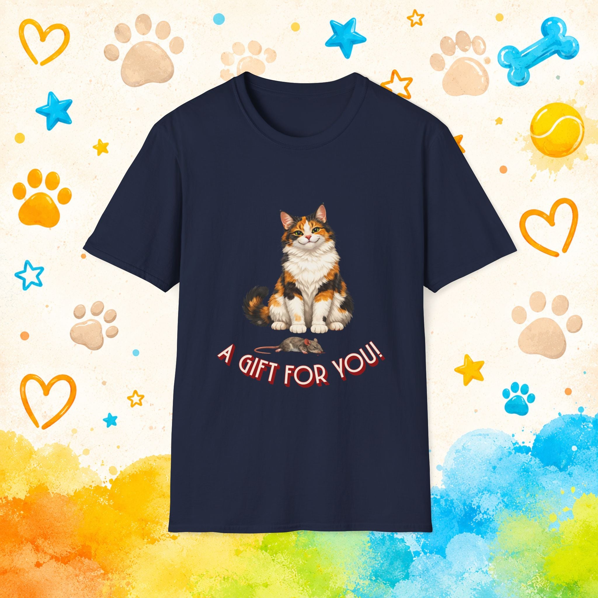 Cat 'A Gift For You' T-Shirt