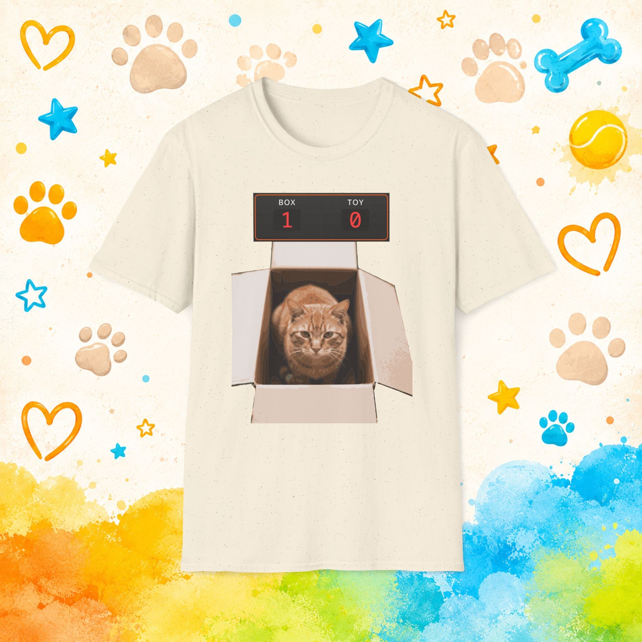 Cat in a Box T-Shirt