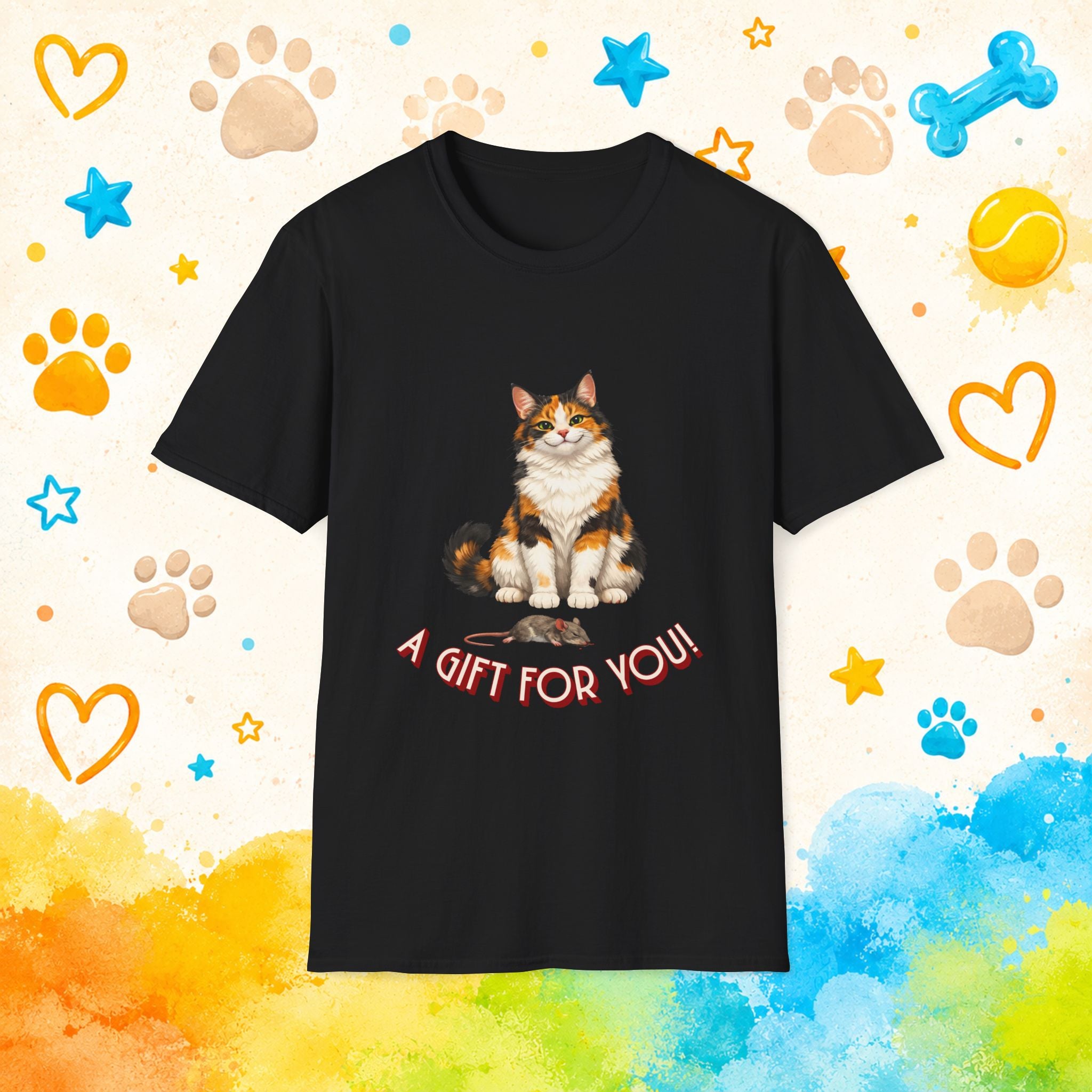 Cat 'A Gift For You' T-Shirt