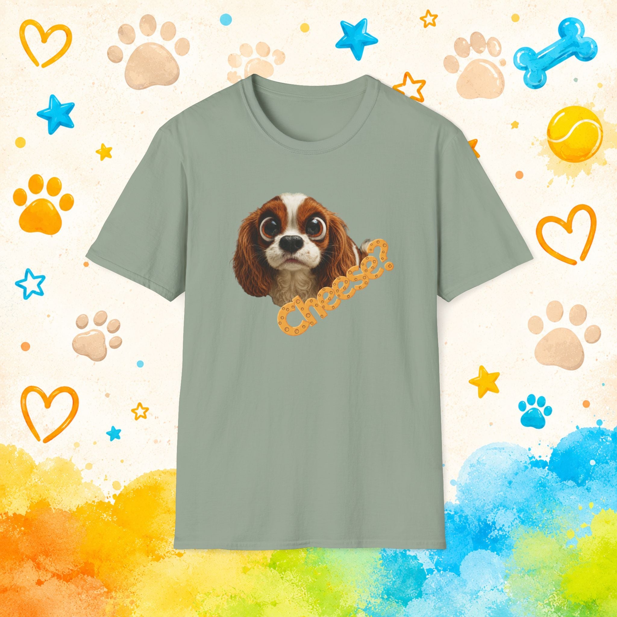 Cheese? Cavalier King Charles Spaniel Funny Dog T-Shirt