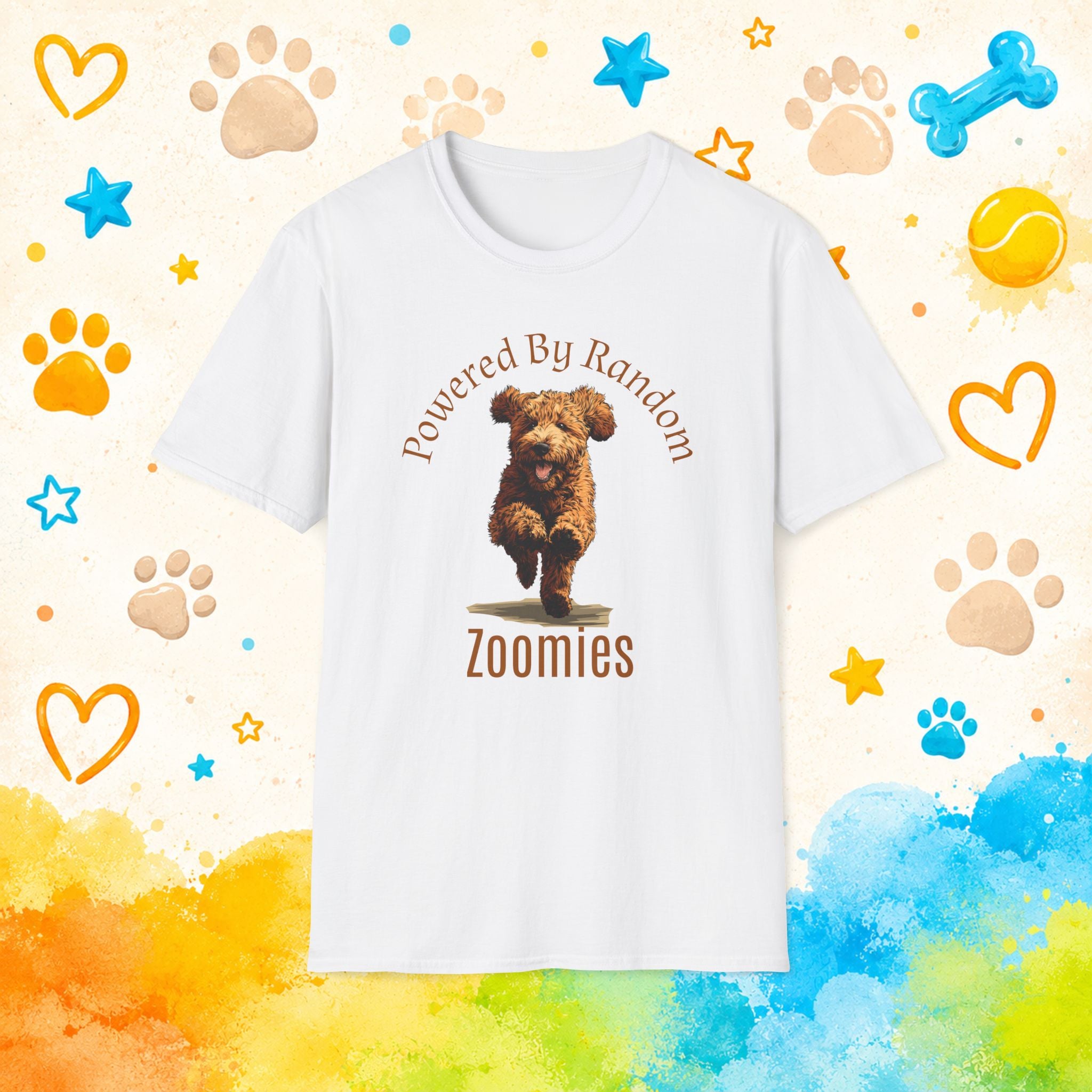 Goldendoodle Powered By Random Zoomies T-Shirt