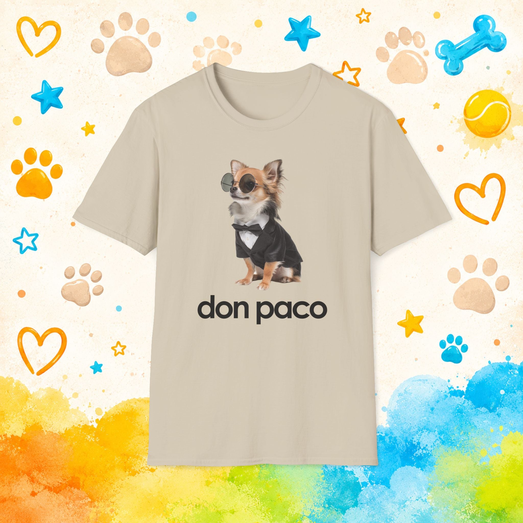 Don Paco Funny Chihuahua T-Shirt – Cool Chihuahua Boss Dog Tee