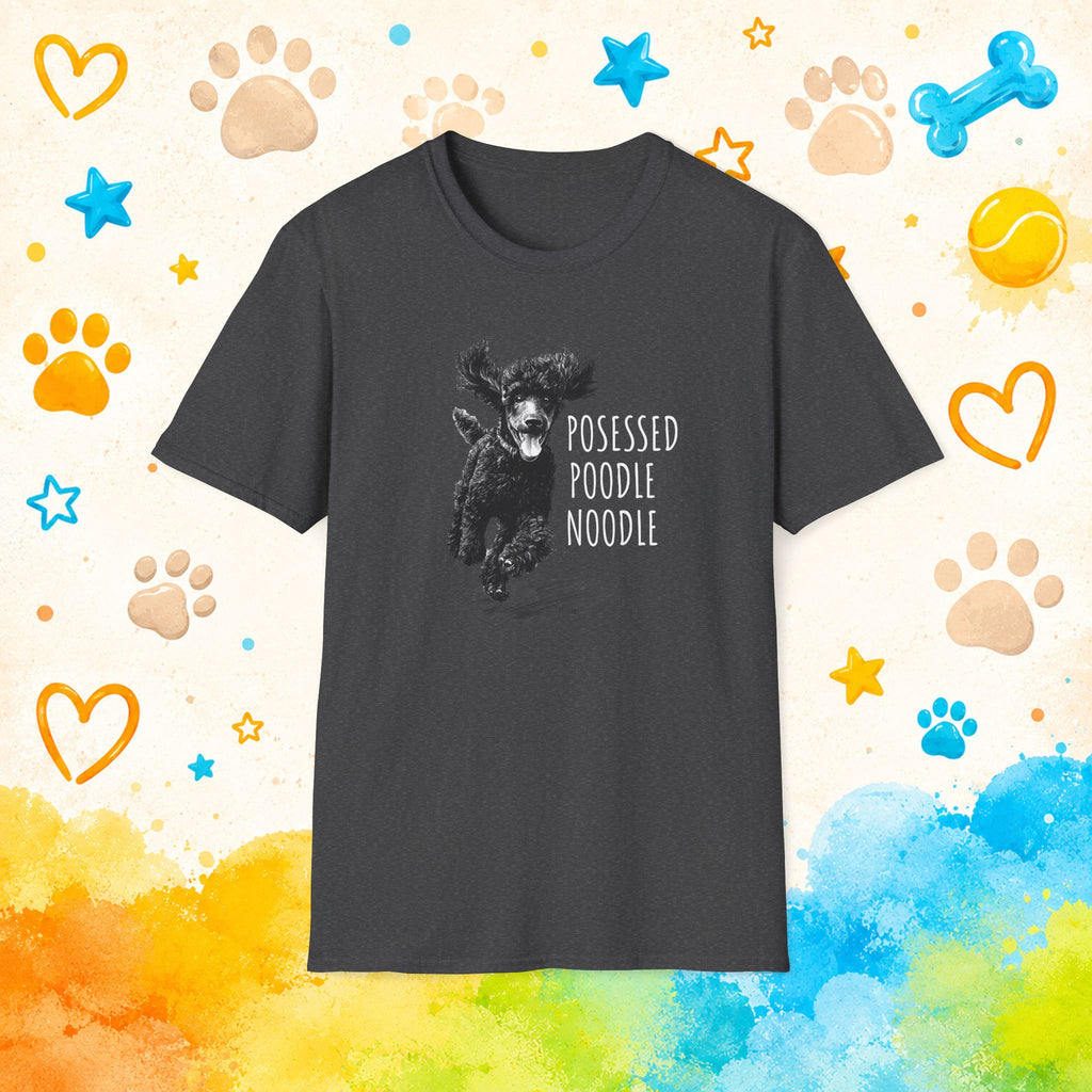 Poodle "Possessed Poodle Noodle" Funny T-Shirt