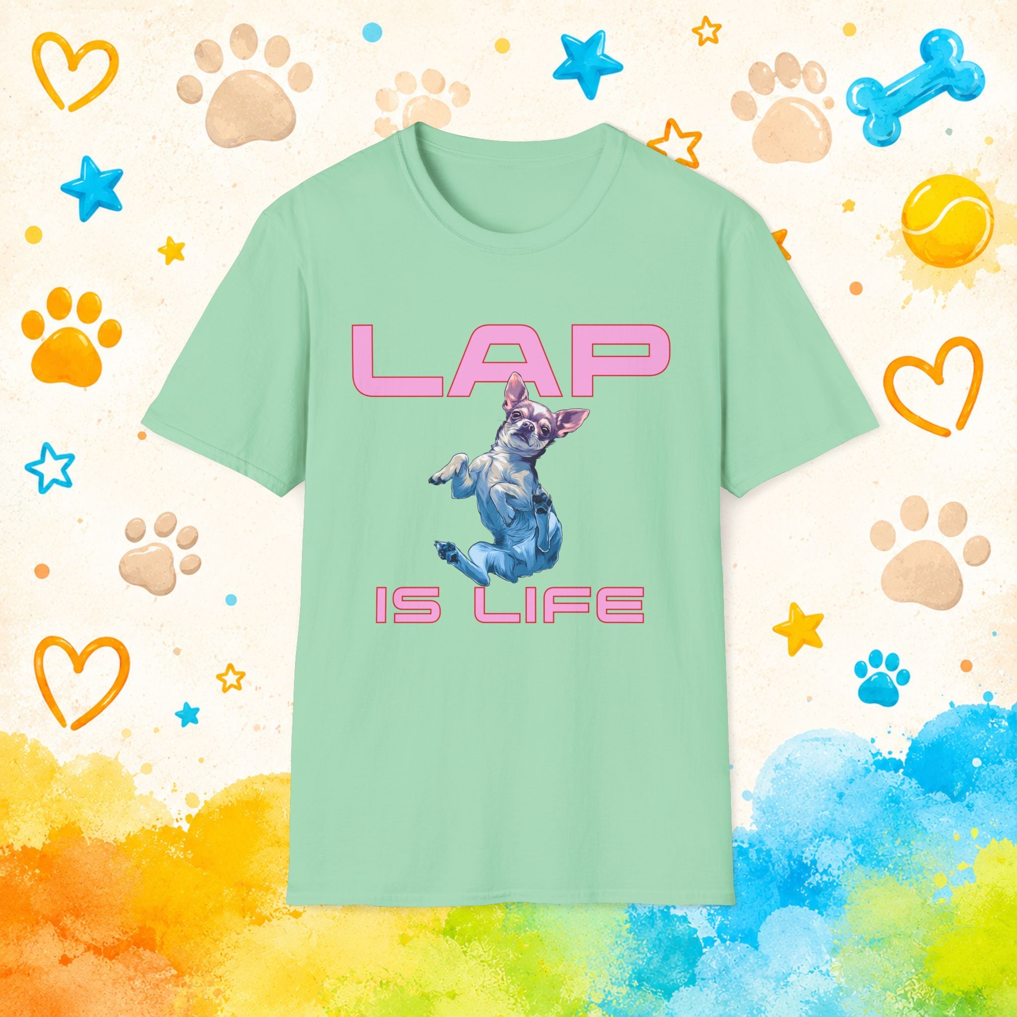 Chihuahua Lap Is Life Funny T-Shirt