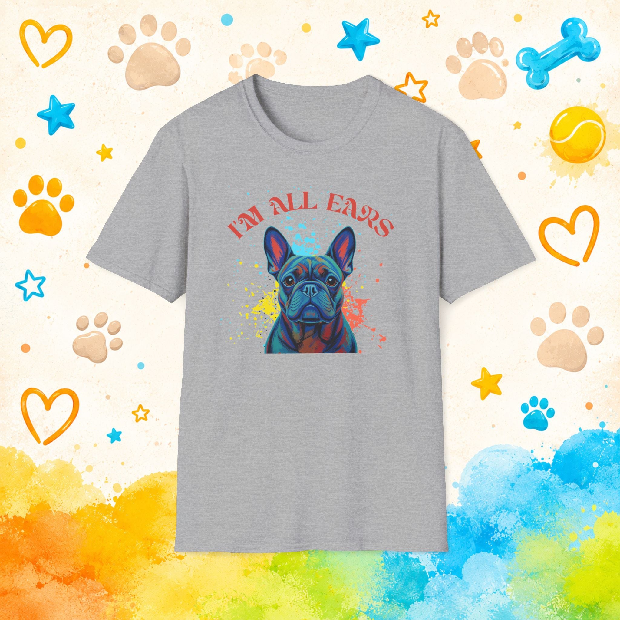 French Bulldog All Ears T-Shirt