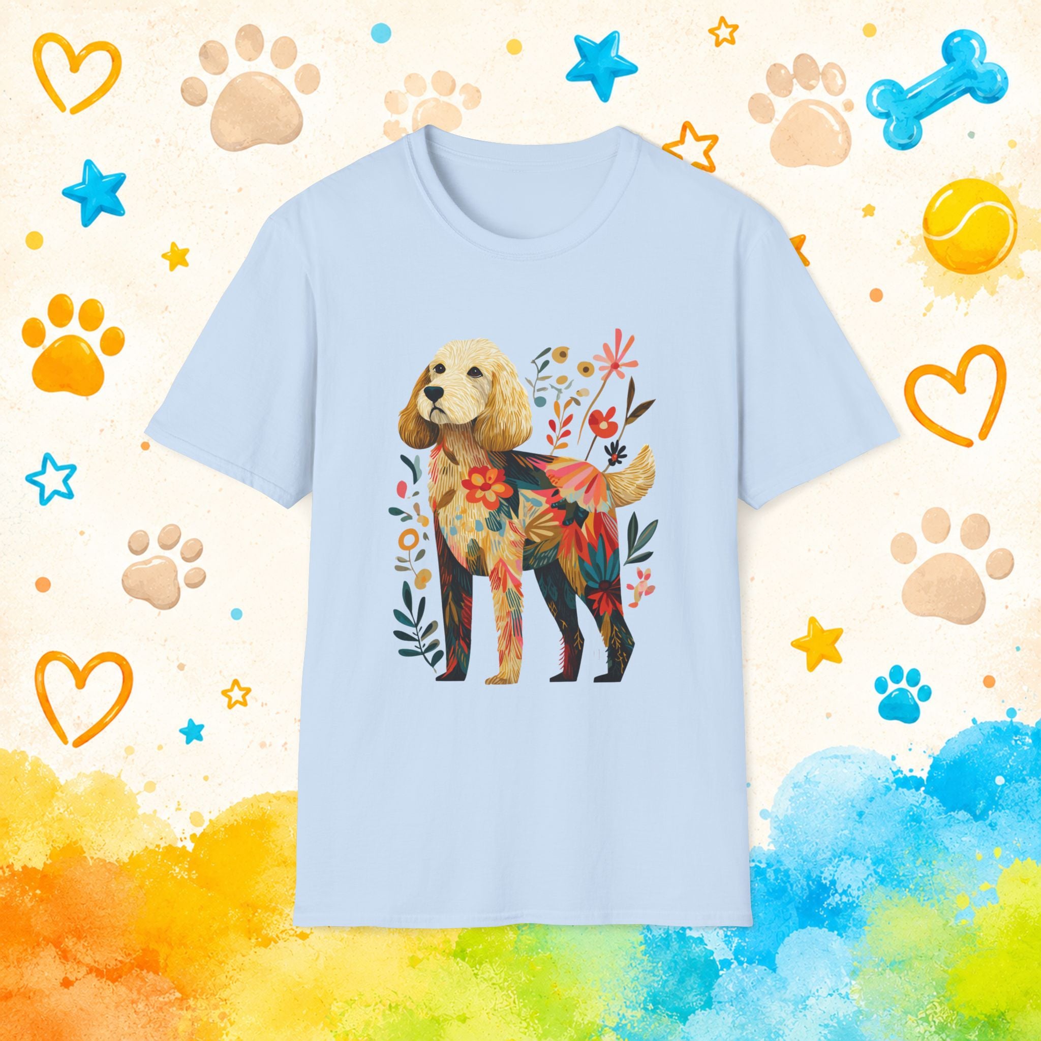 Goldendoodle Florafolk  T-Shirt