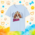 Regal Cavalier King Charles Spaniel T-Shirt – Crowned Cavalier Street Art Dog Tee
