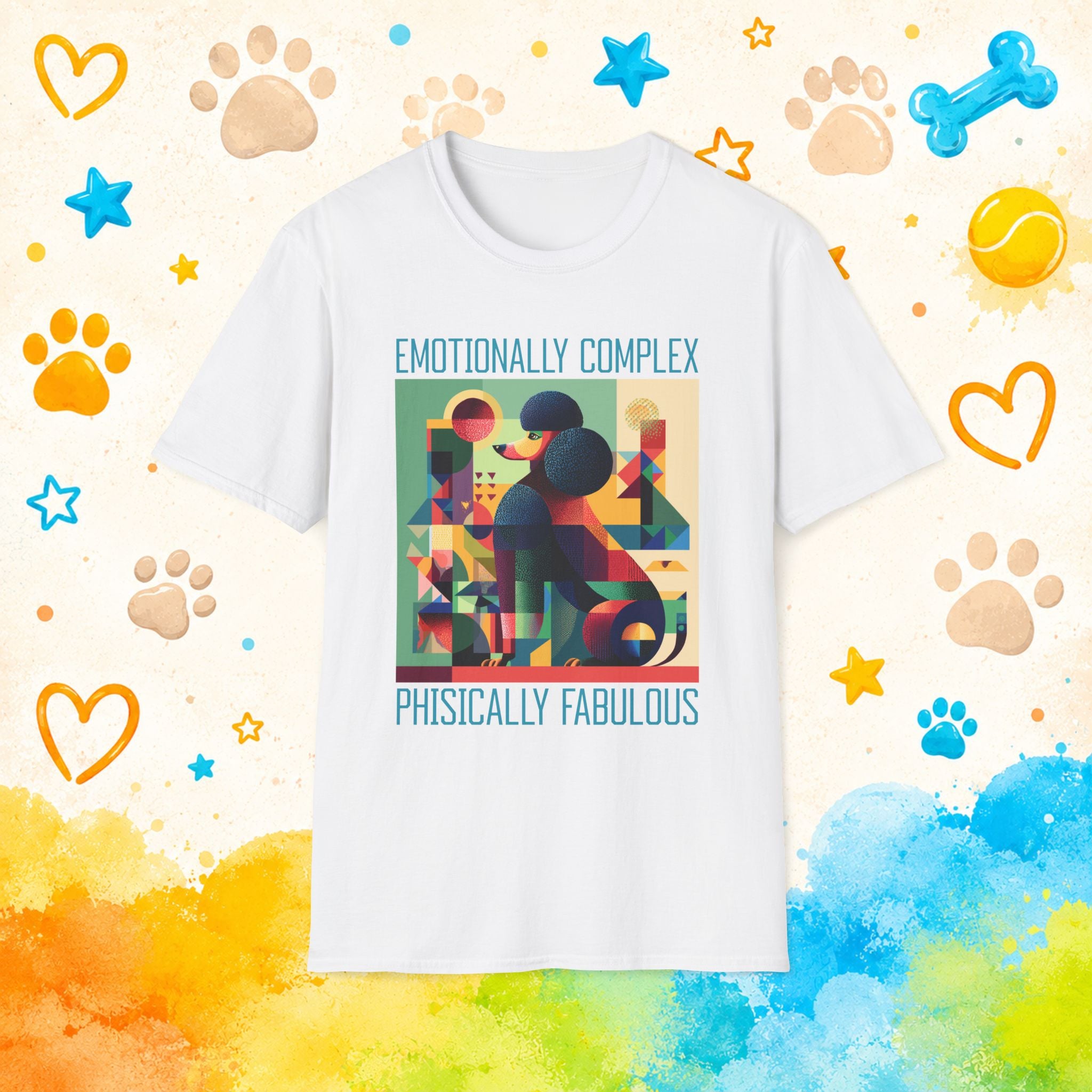 Poodle Emotionally Complex T-Shirt