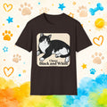 Cat Classy Black and White CuddlesT-Shirt