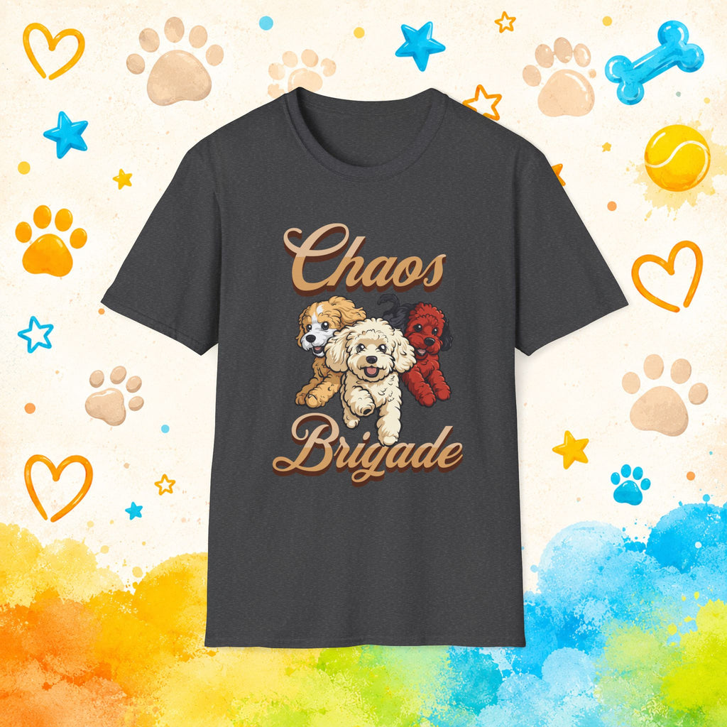 Poodle Chaos Brigade Funny T-shirt
