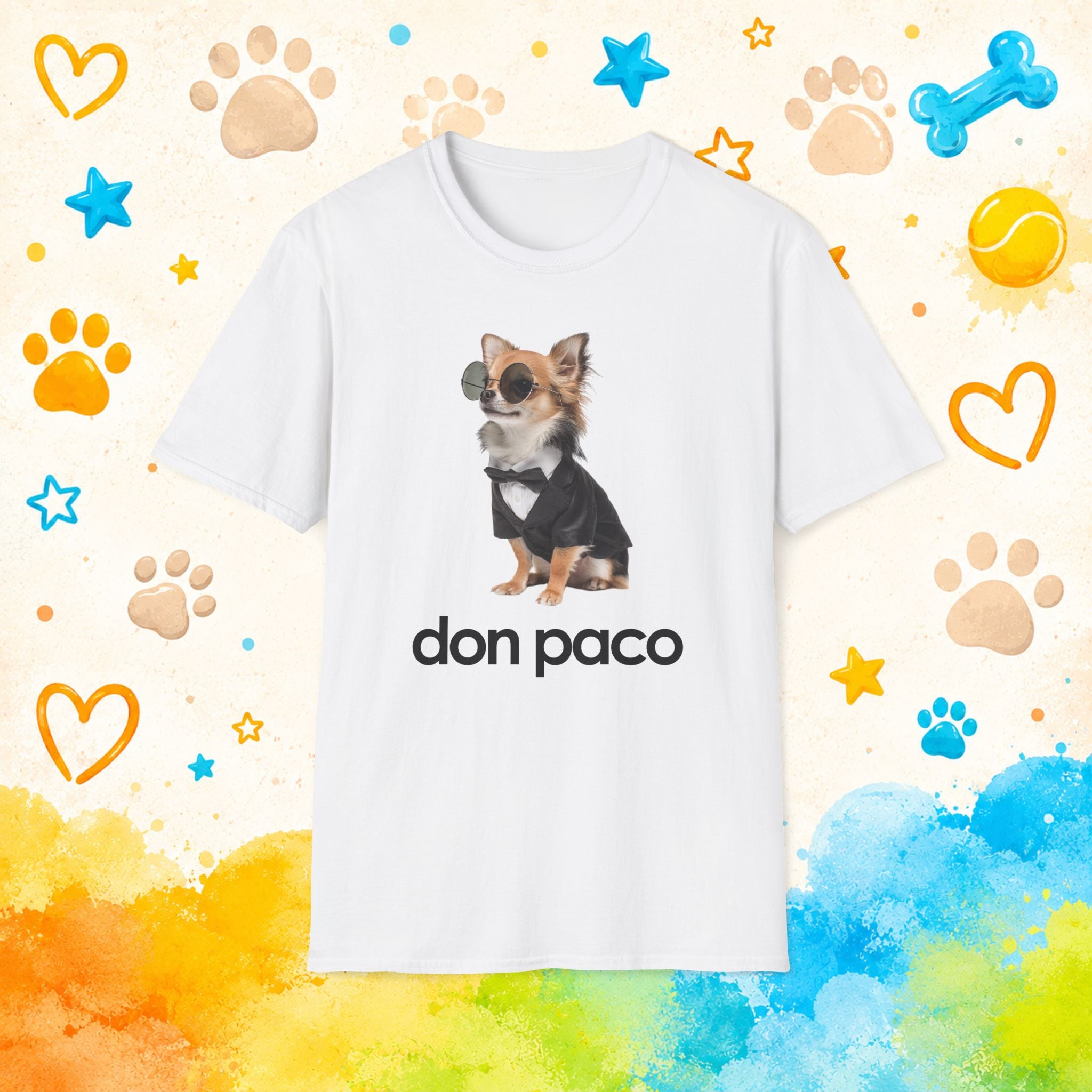 Don Paco Funny Chihuahua T-Shirt – Cool Chihuahua Boss Dog Tee